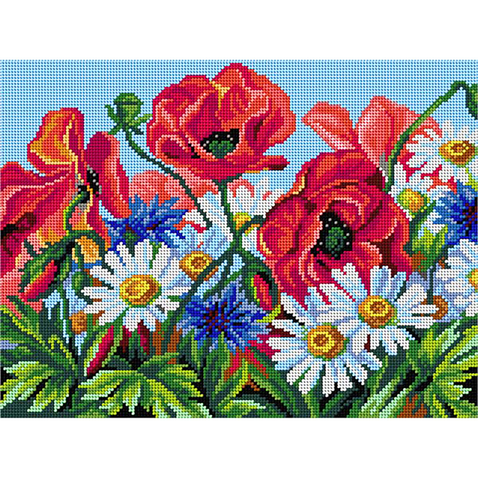 Orchidea 3598J Voorbedrukt stramien Veldbloemen - STUK