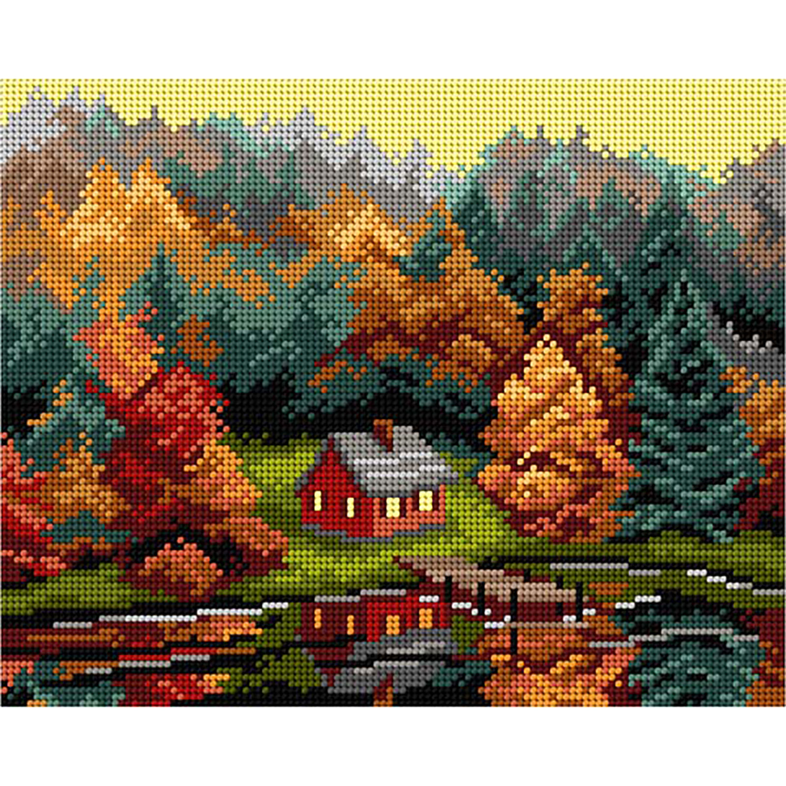 Orchidea 3600H Voorbedrukt stramien Herfst - STUK