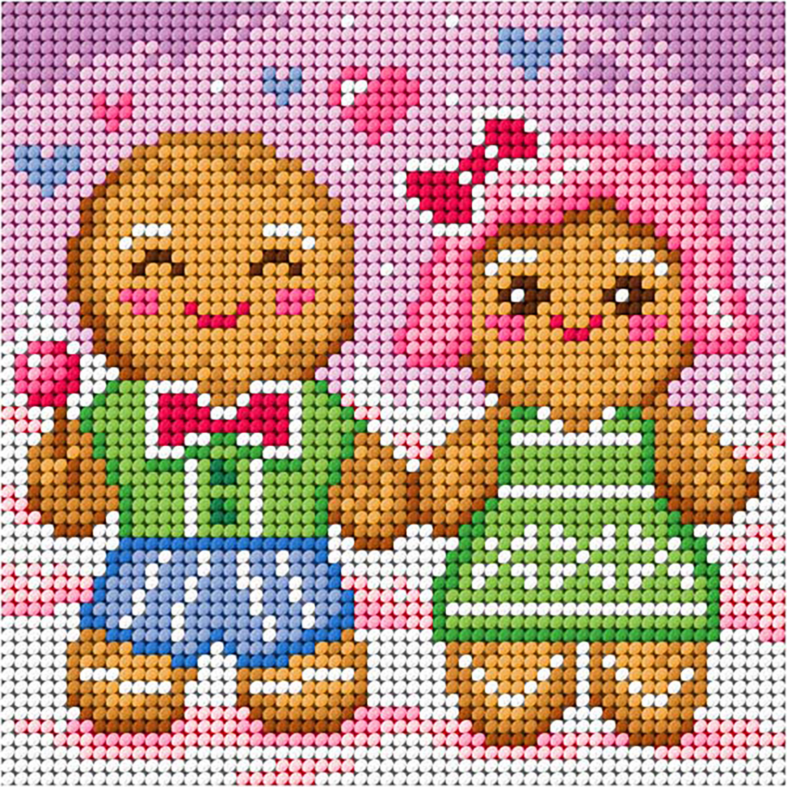 Orchidea 3607D Voorbedrukt stramien Peperkoek - STUK