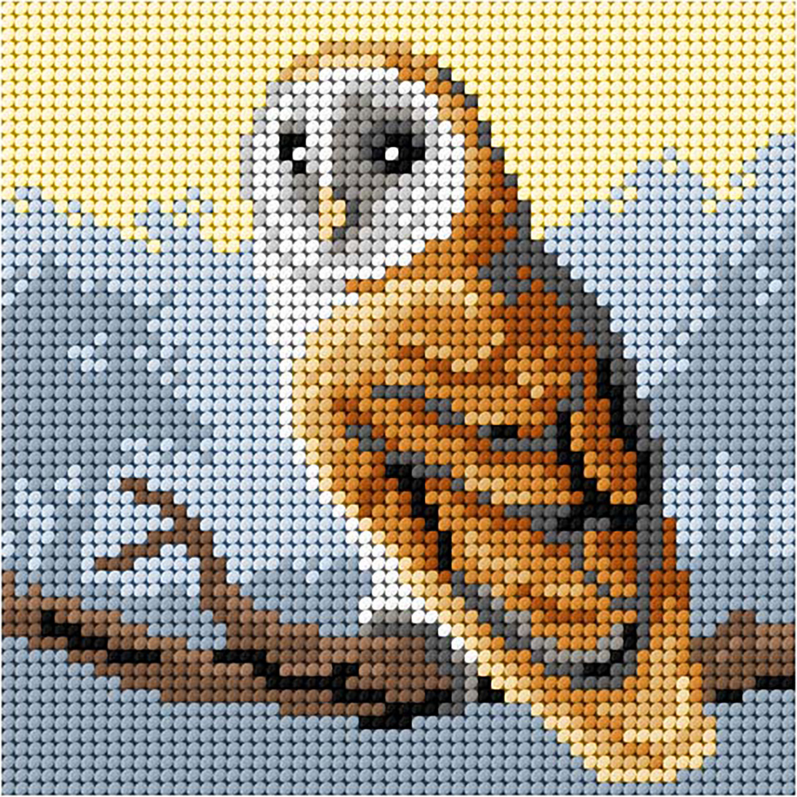 Orchidea 3609D Voorbedrukt stramien Uil - STUK