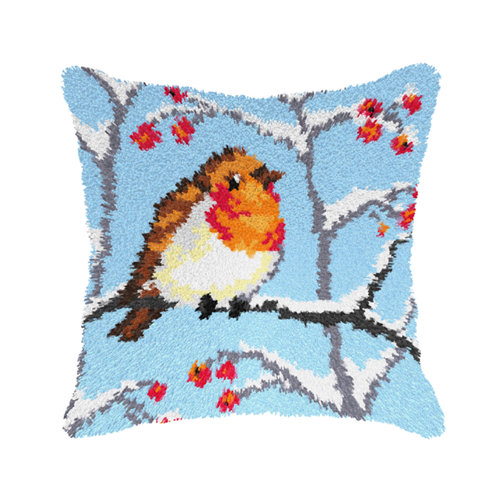 Orchidea 4182 Winter Vogel Latch Hook Kussenpakket - STUK