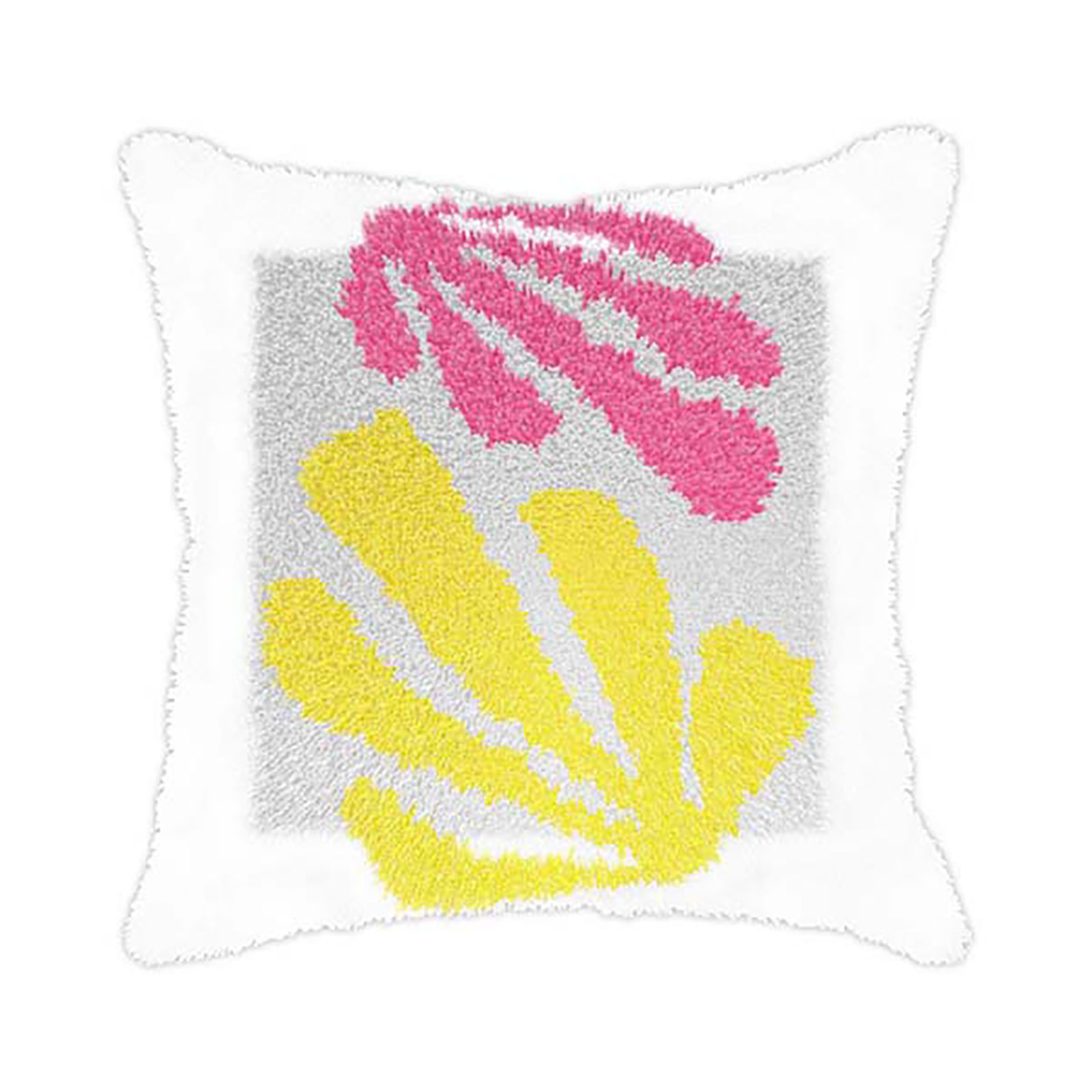 Orchidea 4261 Voorbedrukt latch hook kussenpakket Bladeren 40x40cm - STUK