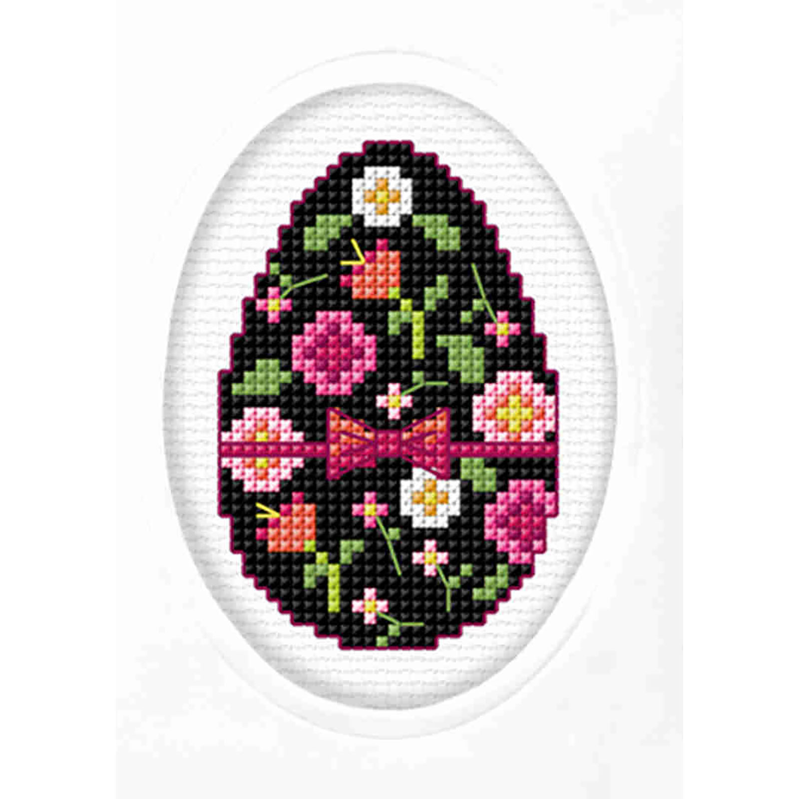 Orchidea 6316 Kruissteek borduurpakket Paasei 10,5x15cm - STUK