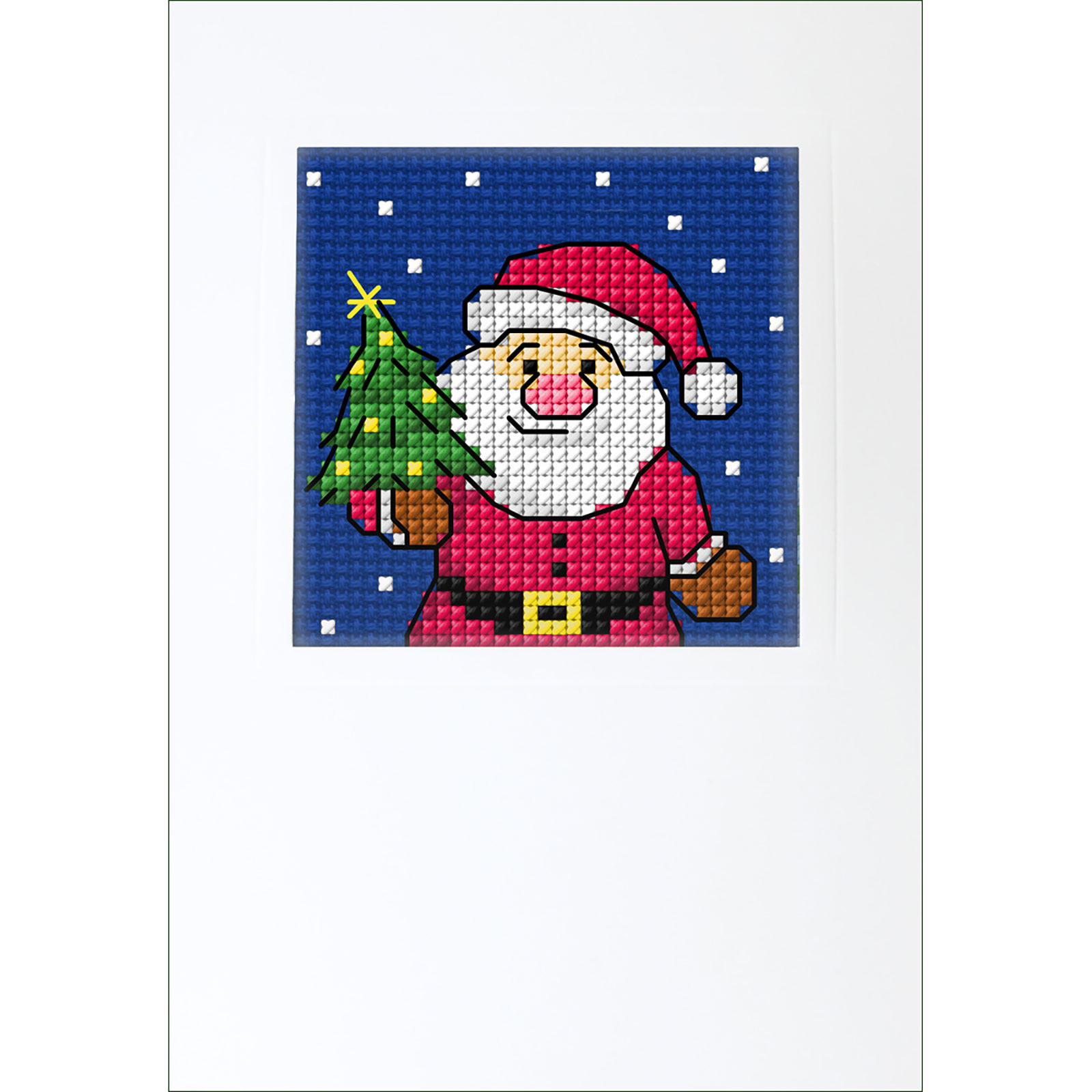 Orchidea 6322 Kruissteek telpakket Kerstman 10,5x15cm - STUK