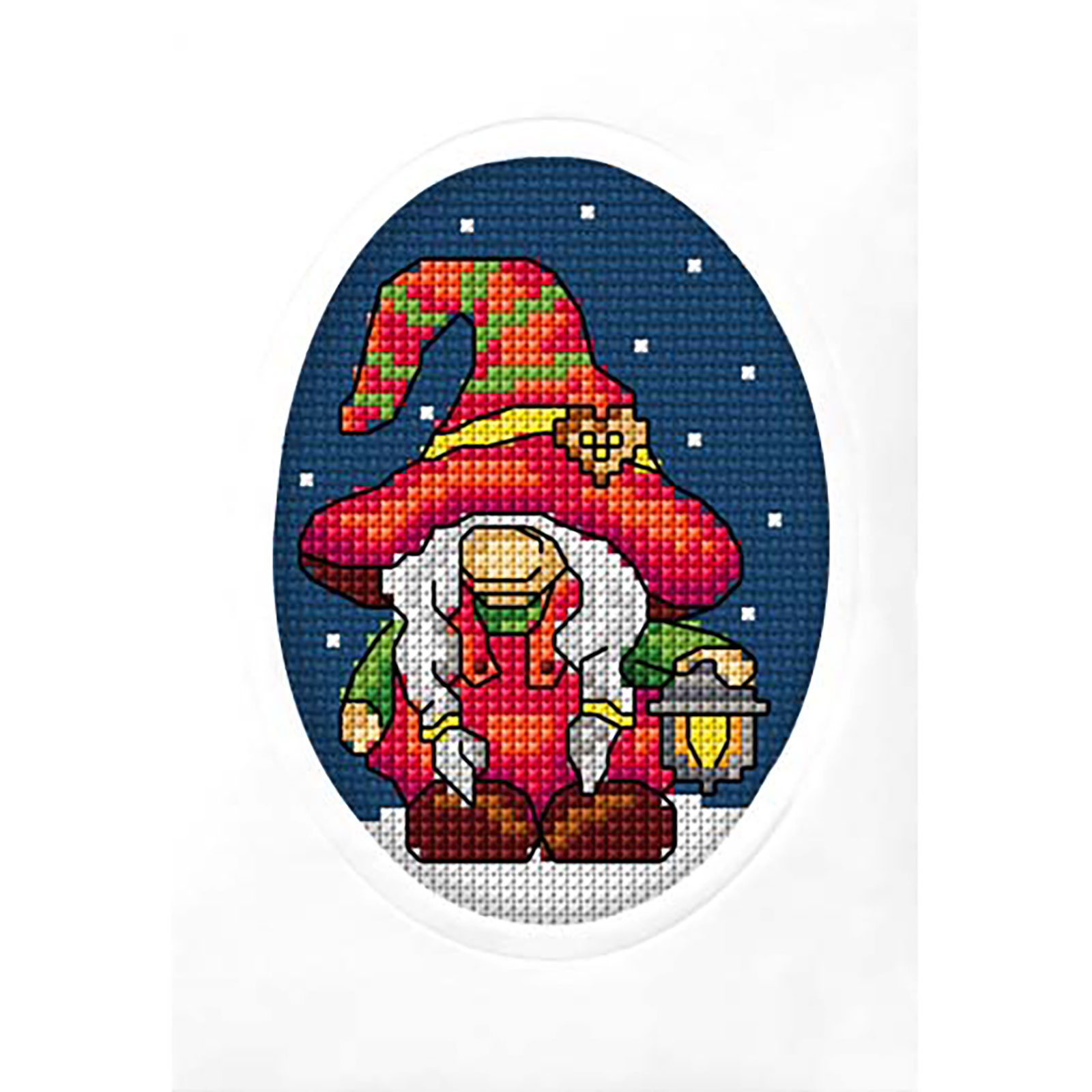 Orchidea 6326 Kruissteek telpakket Gnoom 10,5x15cm - STUK