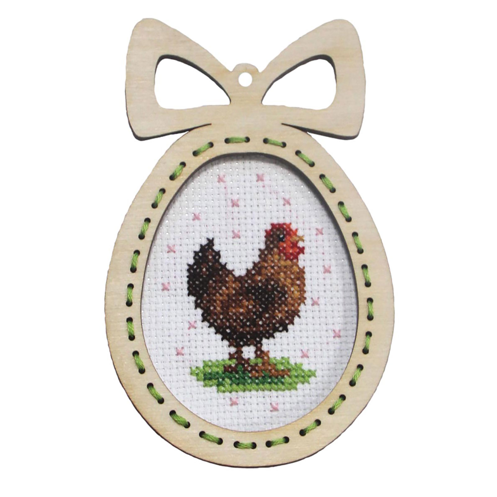 Orchidea 6663 Borduurpakket Kip 8x13cm - STUK