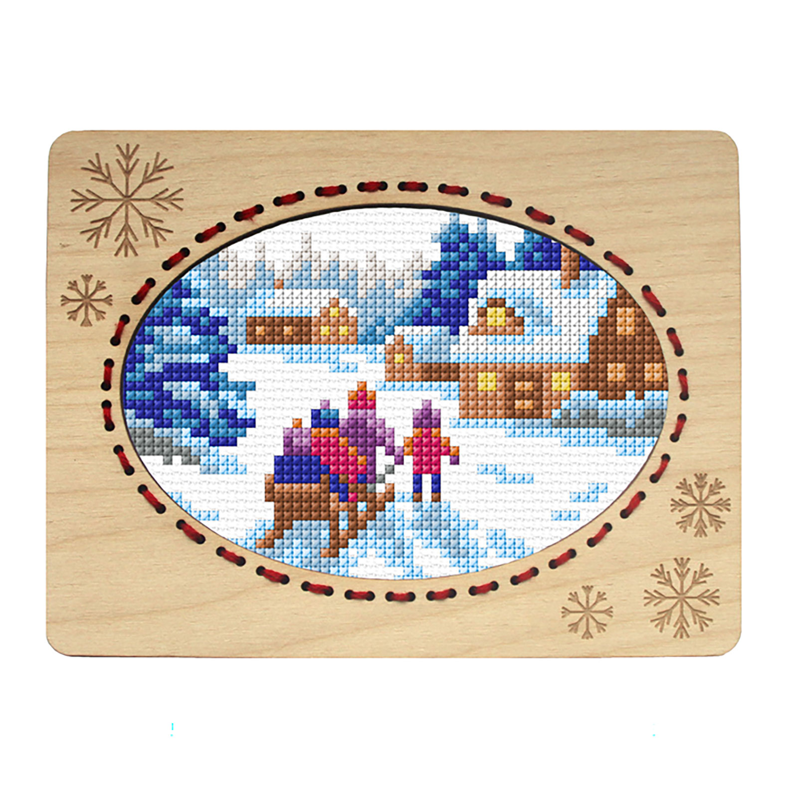 Orchidea 6680 Kruissteek telpakket Winter 10,6x14,4cm - STUK