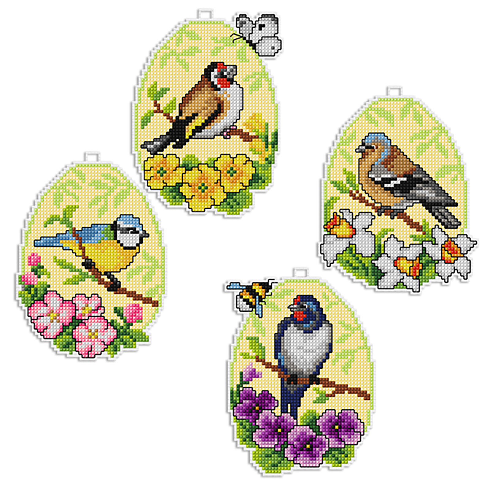 Orchidea 7686 Borduur telpakket Vogels - SET