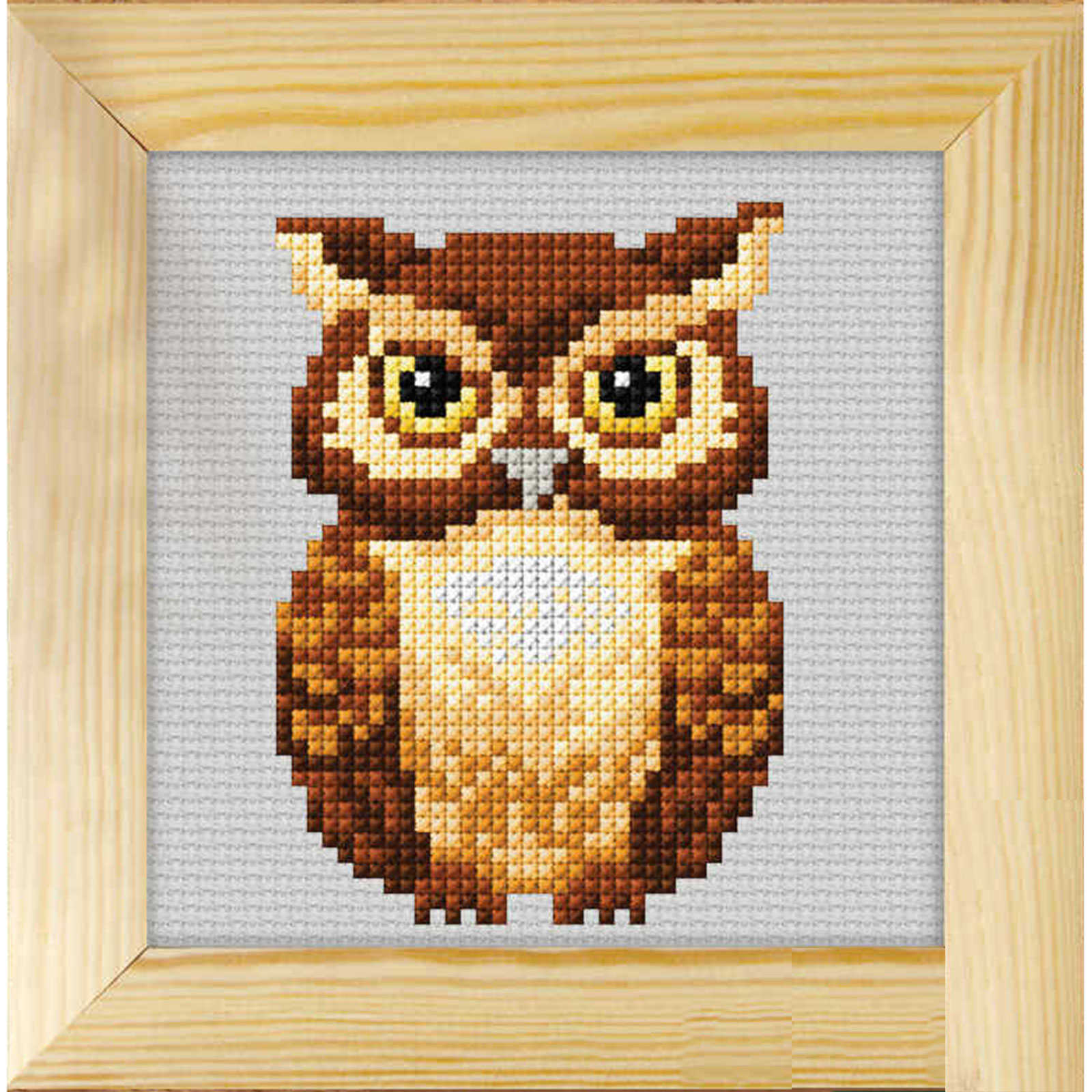 Orchidea 7726 Borduur telpakket Uil 13x13 cm - STUK