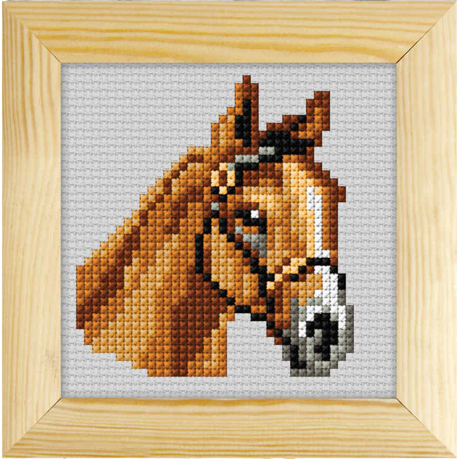 Orchidea 7733 Borduur telpakket Paard 11x11 cm - STUK