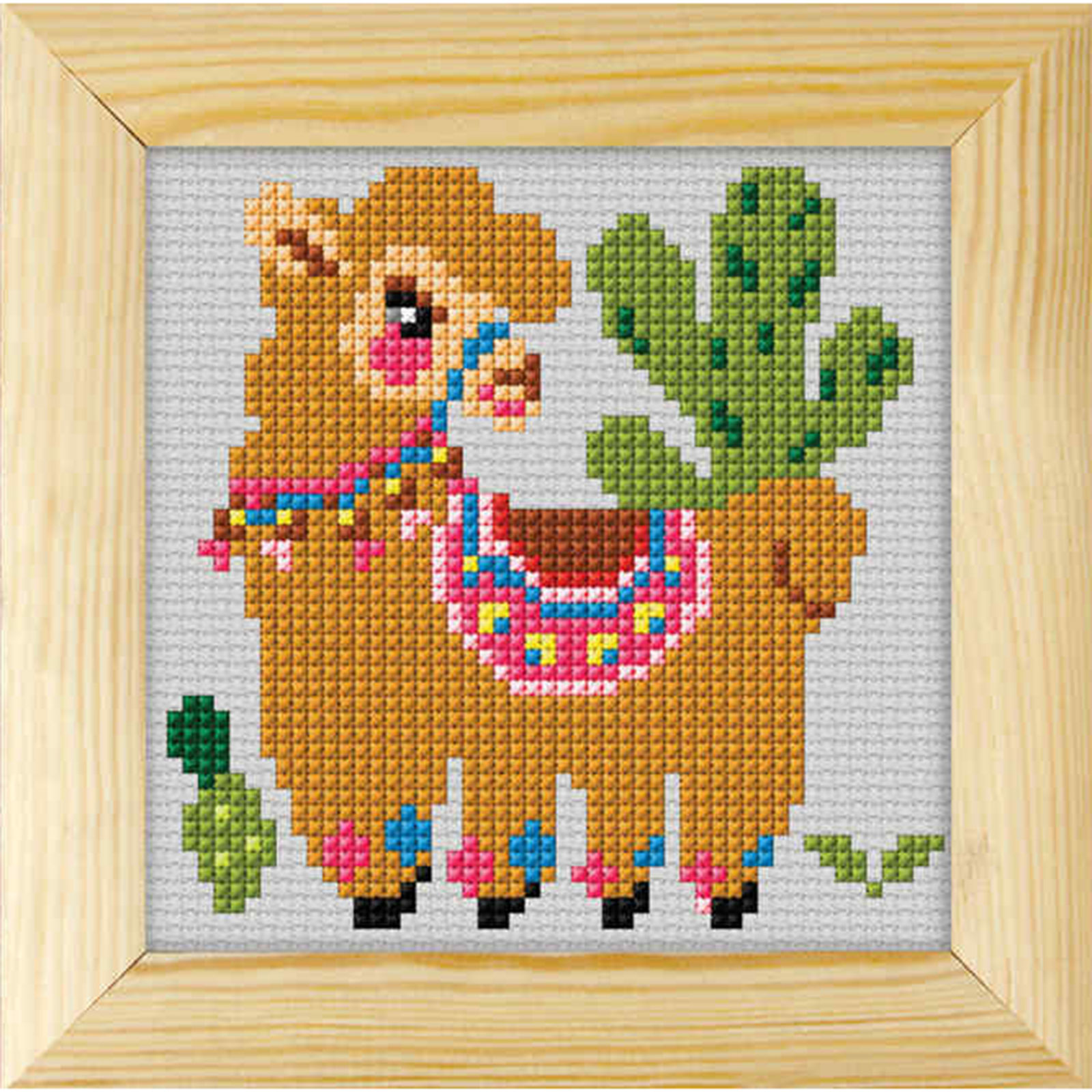 Orchidea 7735 Borduur telpakket Lama 13x13 cm - STUK