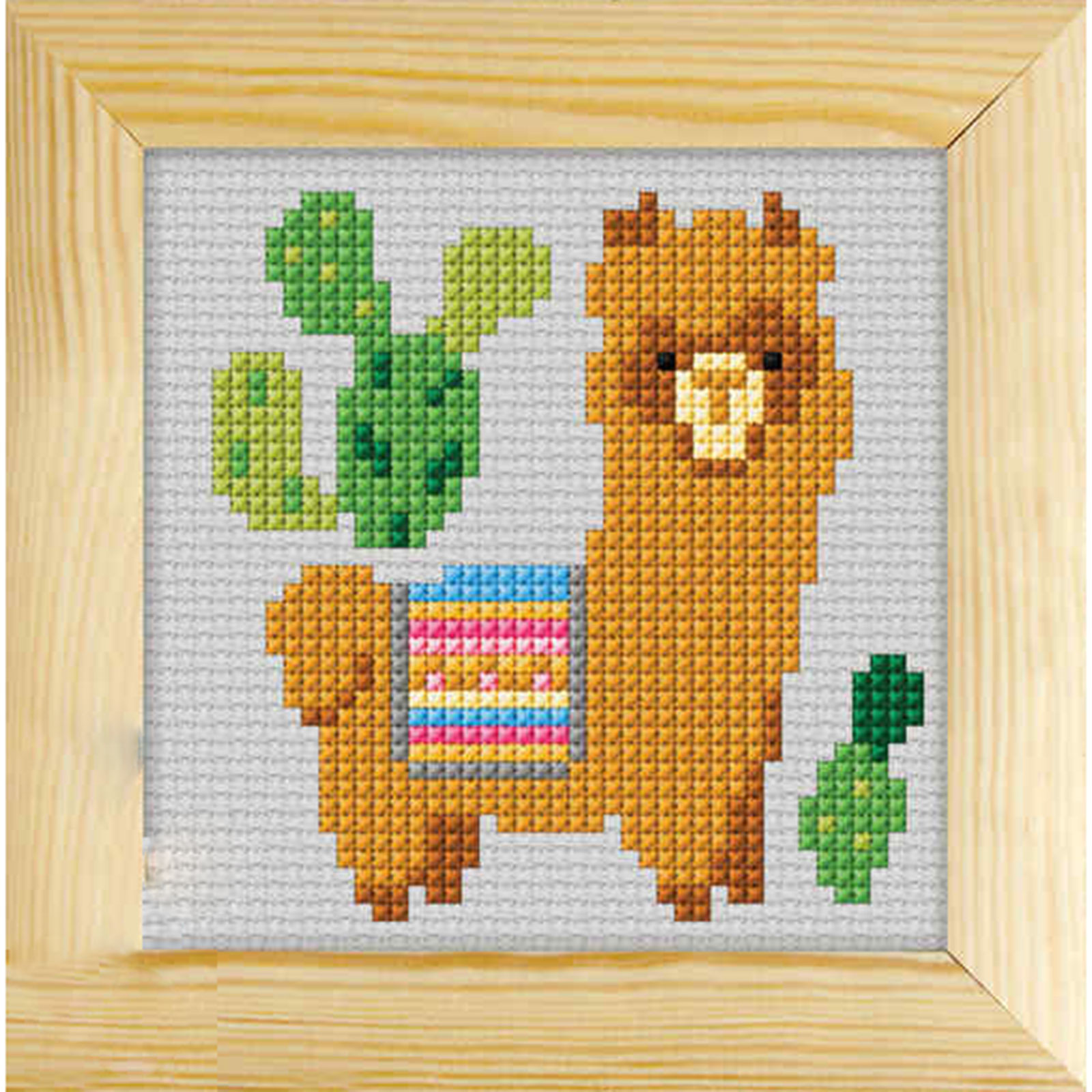 Orchidea 7736 Borduur telpakket Lama 11x11 cm - STUK