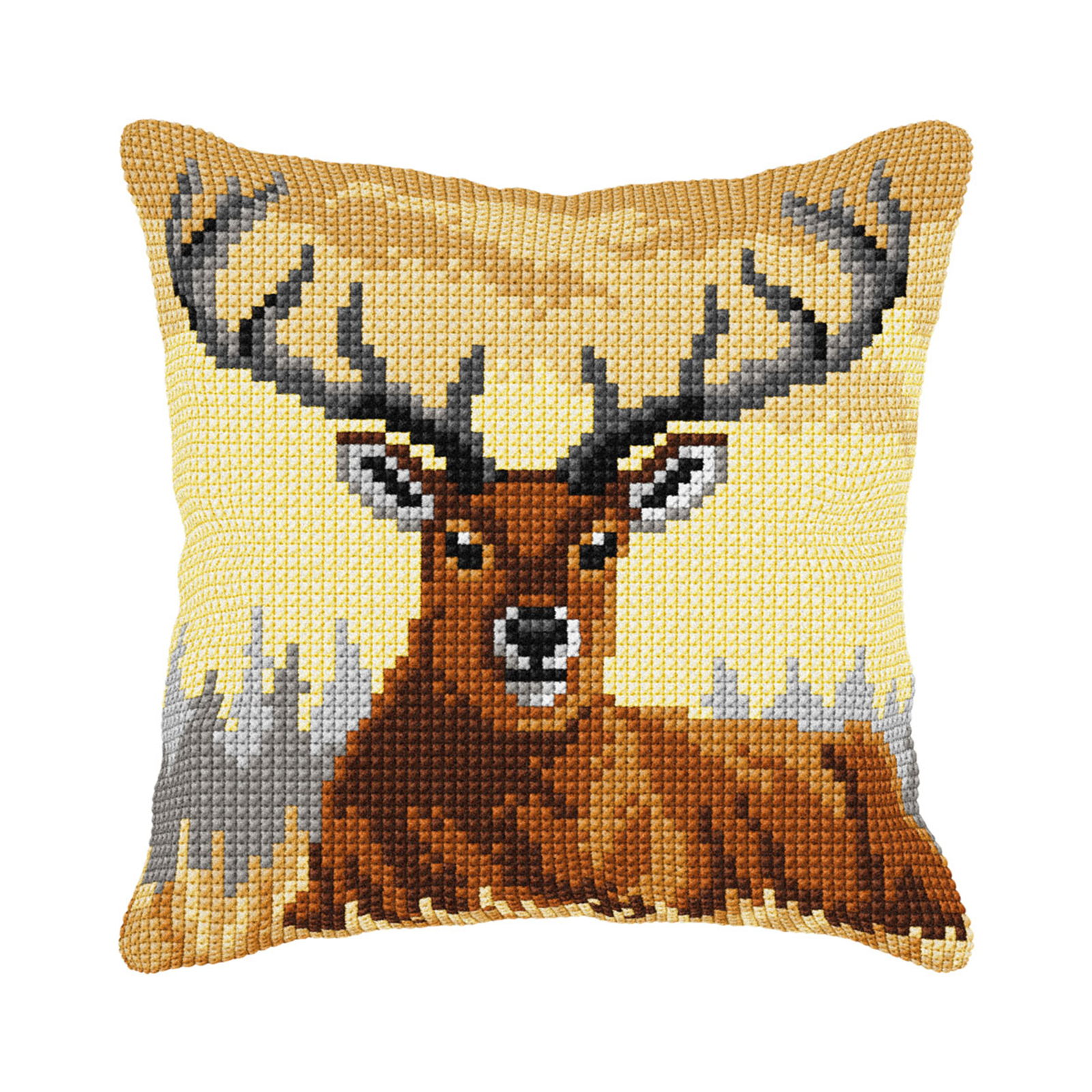 Orchidea 9574 Voorbedrukt kruissteek kussenpakket Hert 40x40cm - STUK