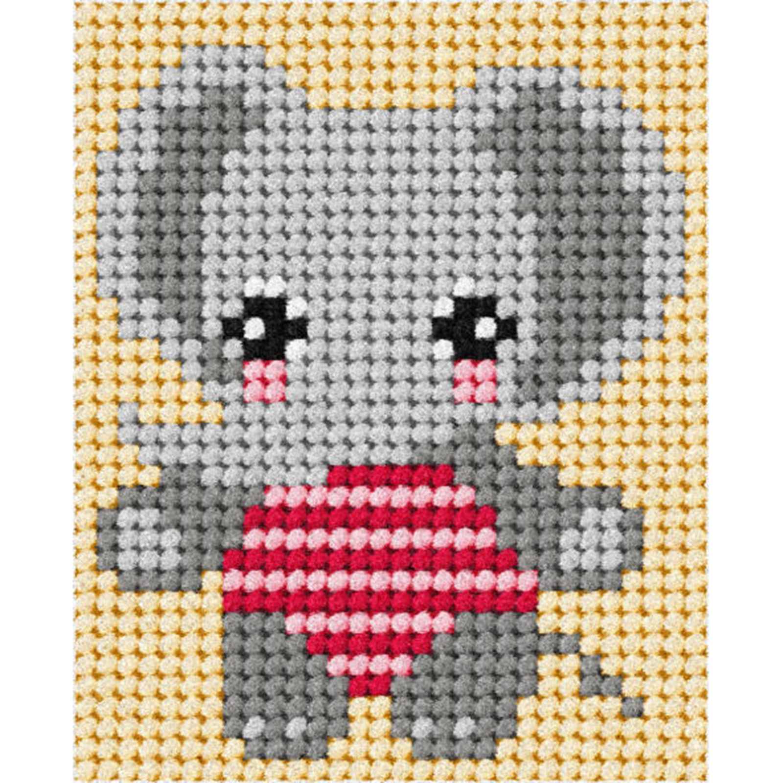 Orchidea 9745 My First borduurpakket voorbedrukt stramien  17x20,5 cm - STUK