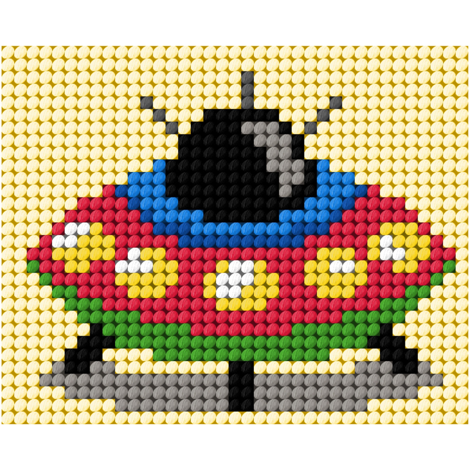 Orchidea 9754 My First borduurpakket voorbedrukt stramien  17x20,5 cm - STUK