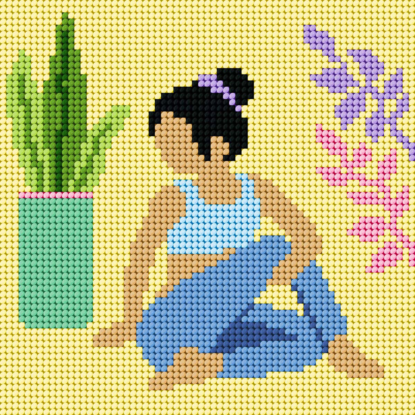 Orchidea 9762 Yoga 26x26cm - STUK