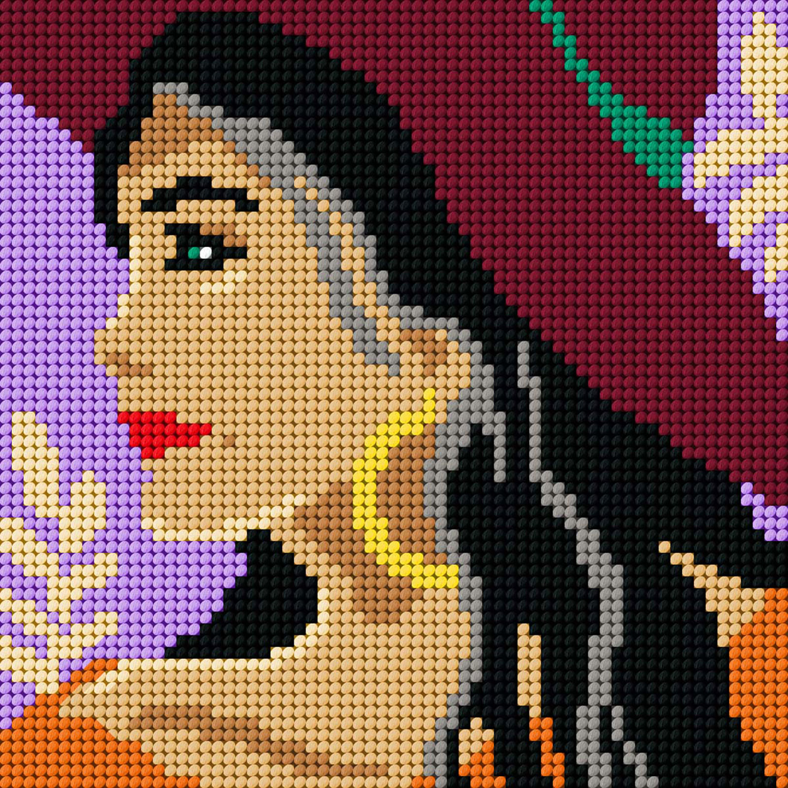 Orchidea 9766 Vrouw portret 26x26cm - STUK