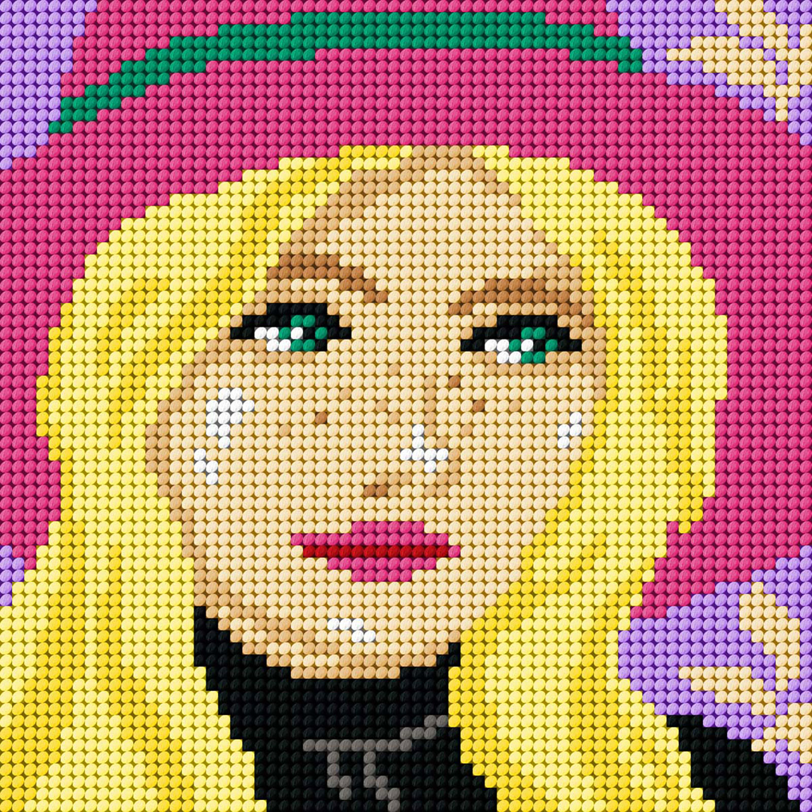 Orchidea 9767 Vrouw portret 26x26cm - STUK