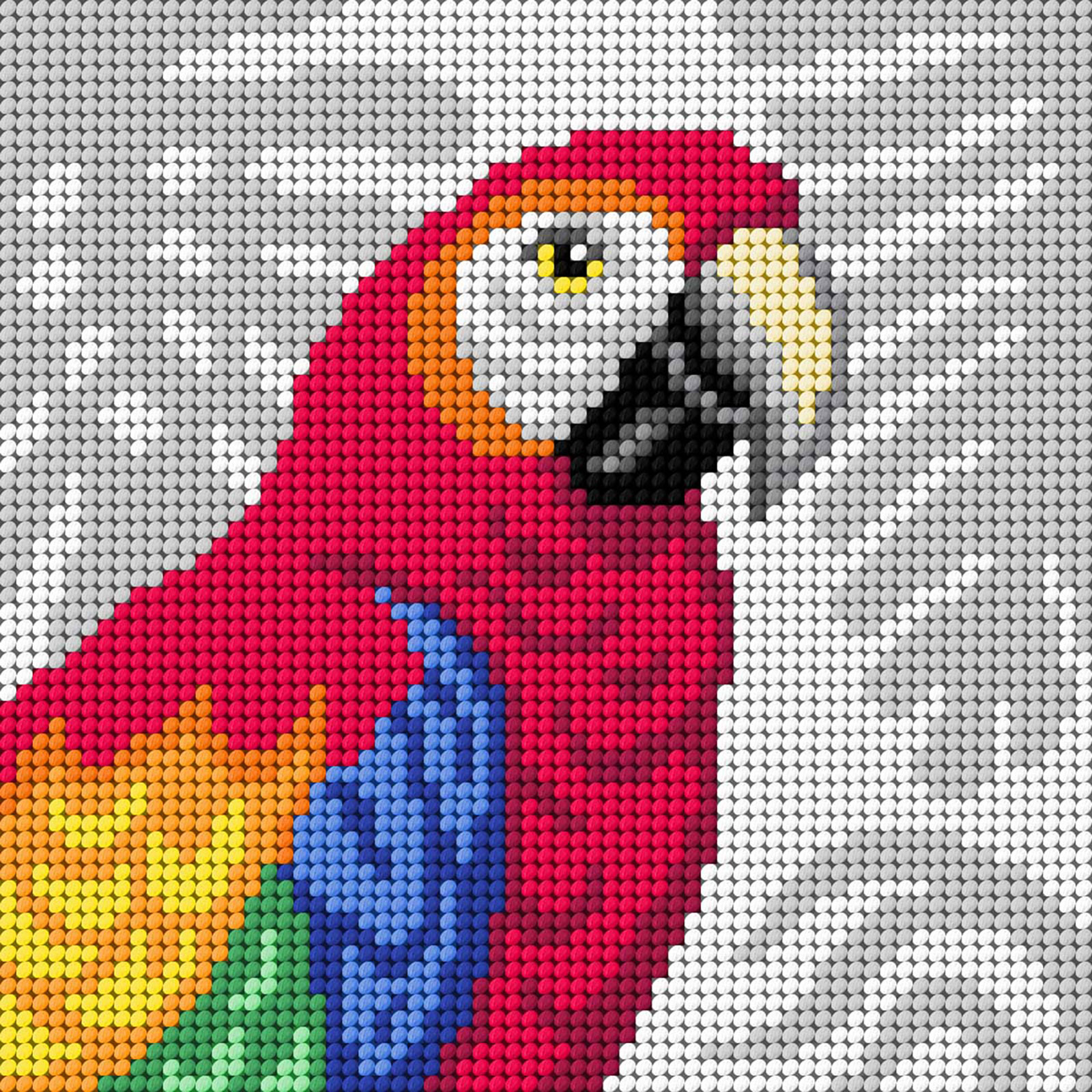 Orchidea 9770 Papegaai 26x26cm - STUK