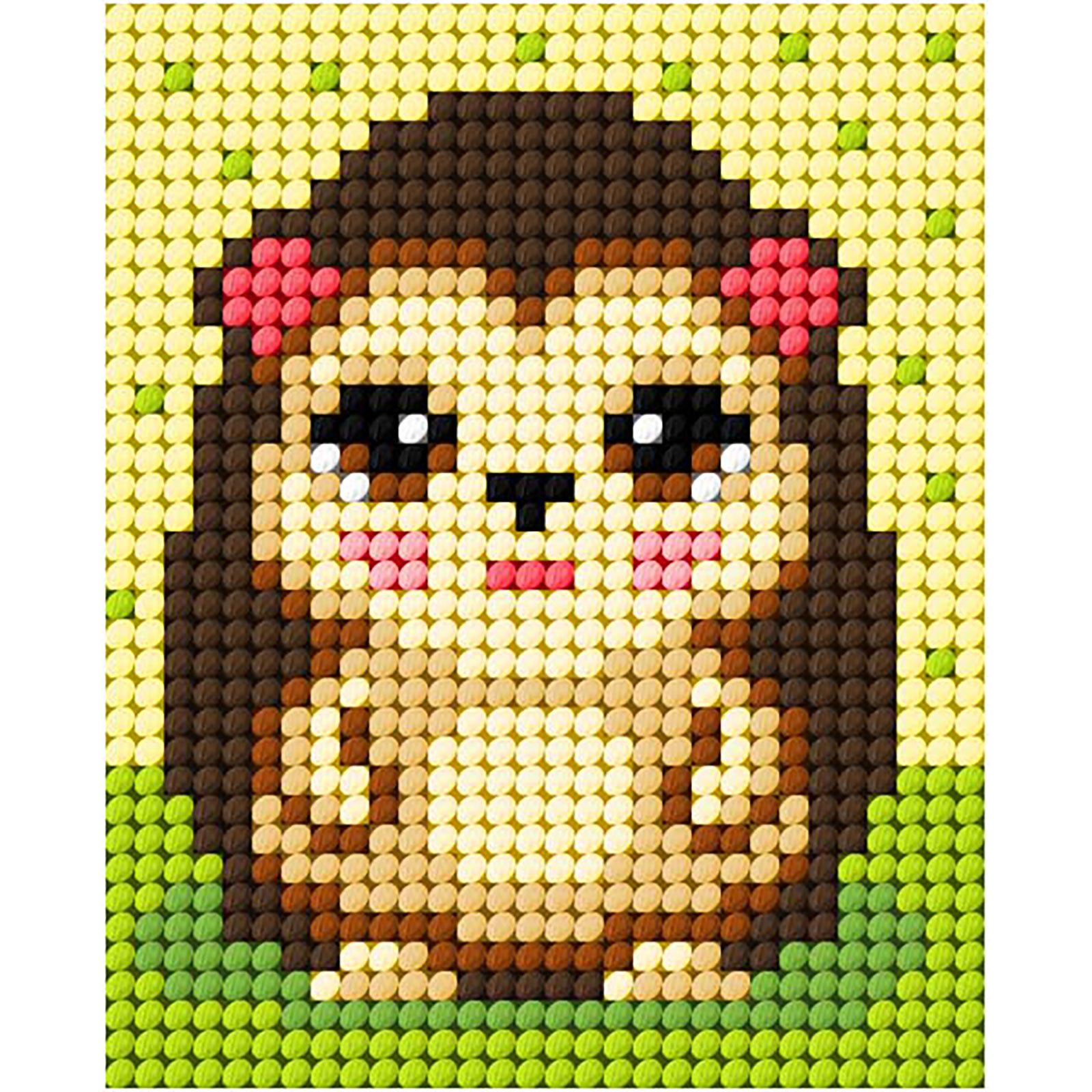 Orchidea 9791 My First Embroidery voorbedrukt stramien Egel 17x20,5cm - STUK