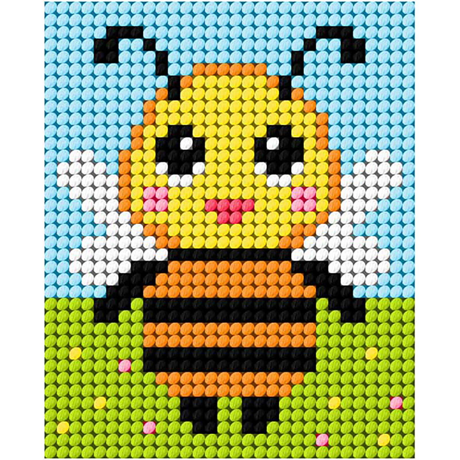 Orchidea 9794 My First Embroidery voorbedrukt stramien Bij 17x20,5cm - STUK