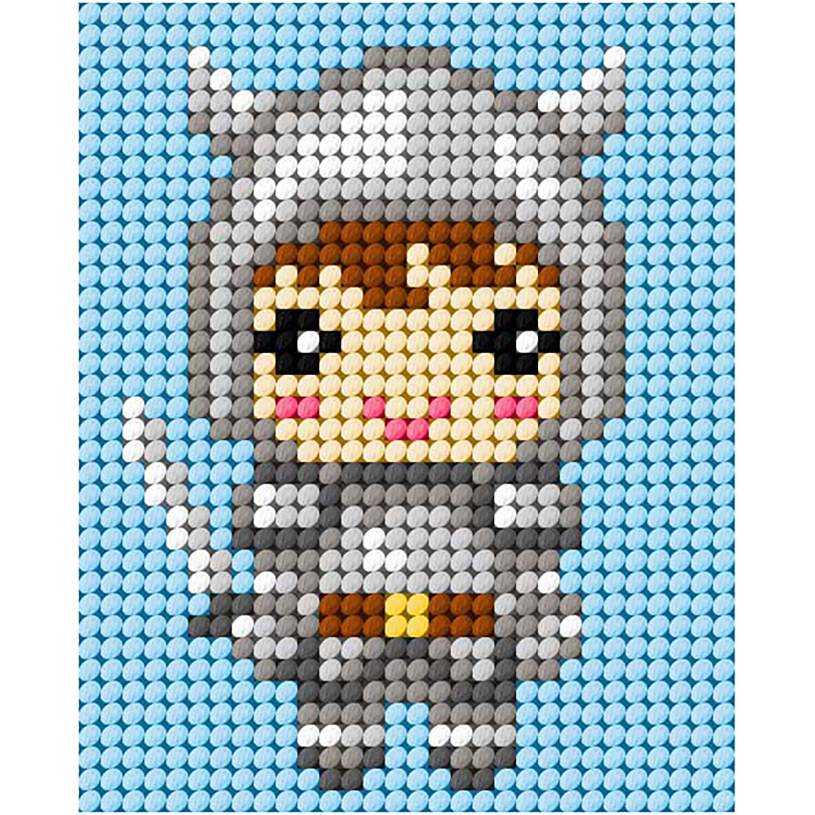 Orchidea 9795 My First Embroidery voorbedrukt stramien Ridder 17x20,5cm - STUK