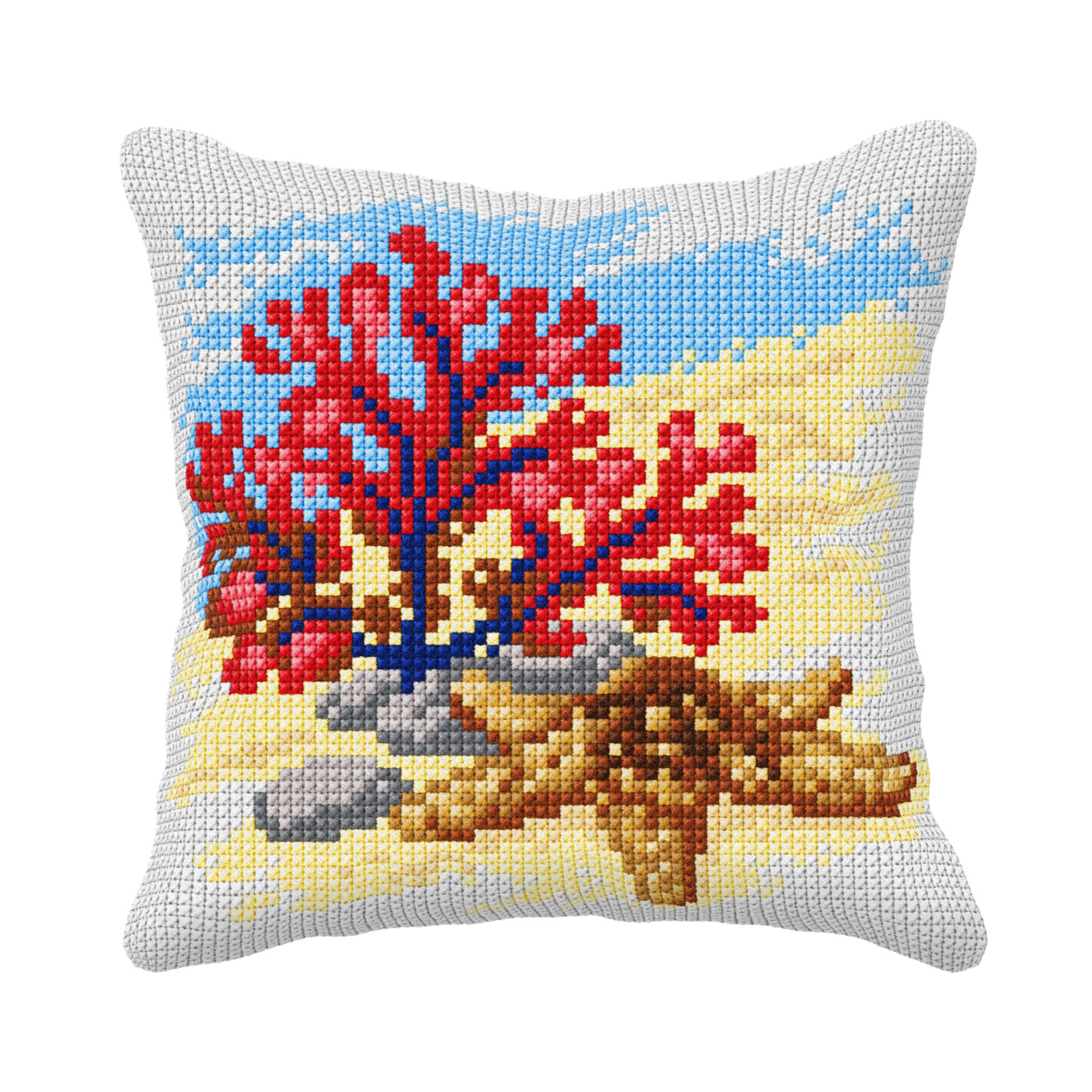 Orchidea 99025 Voorbedrukt kruissteek kussenpakket Ster 40x40cm - STUK