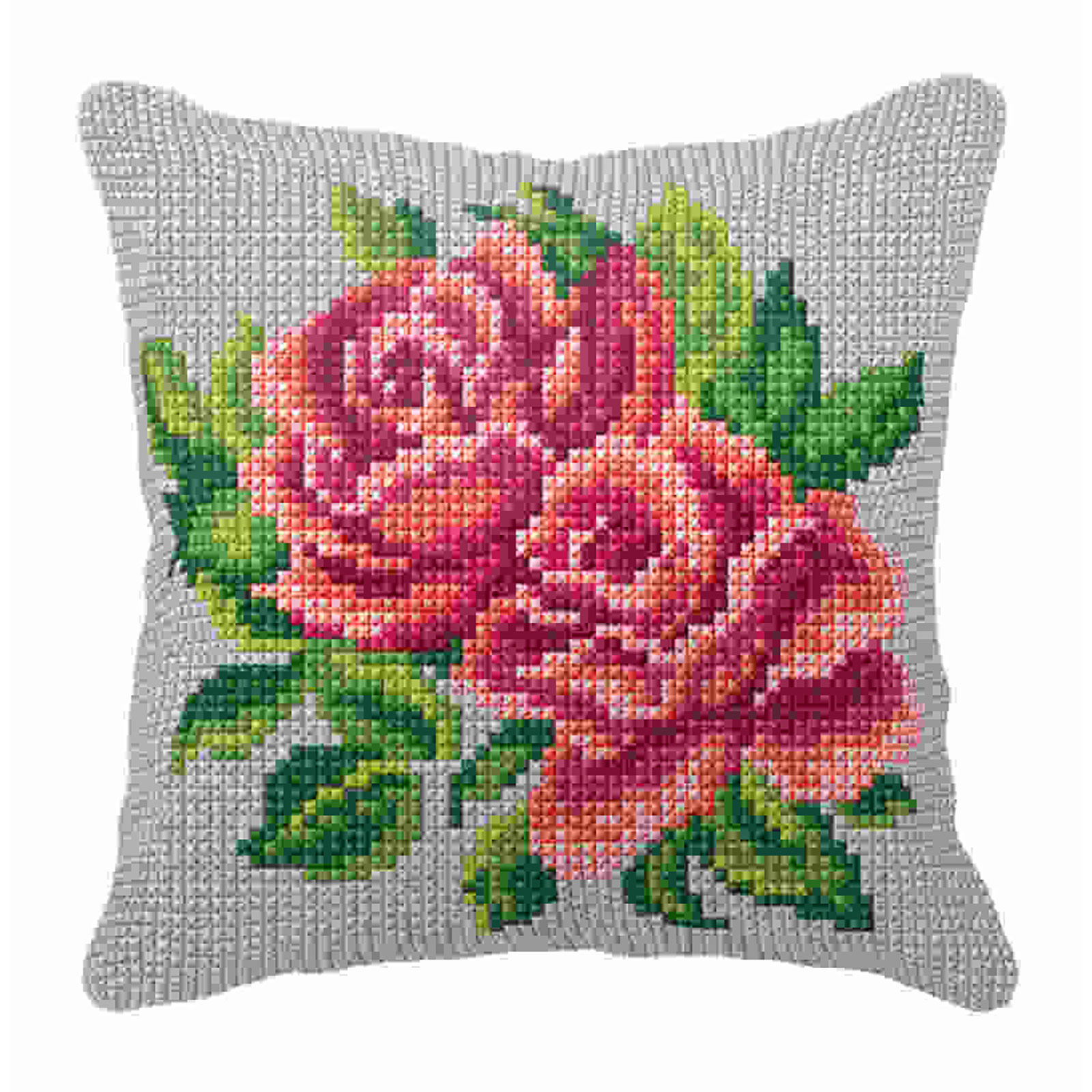 Orchidea 99092 Voorbedrukt kruissteek kussenpakket Rozen 40x40cm - STUK