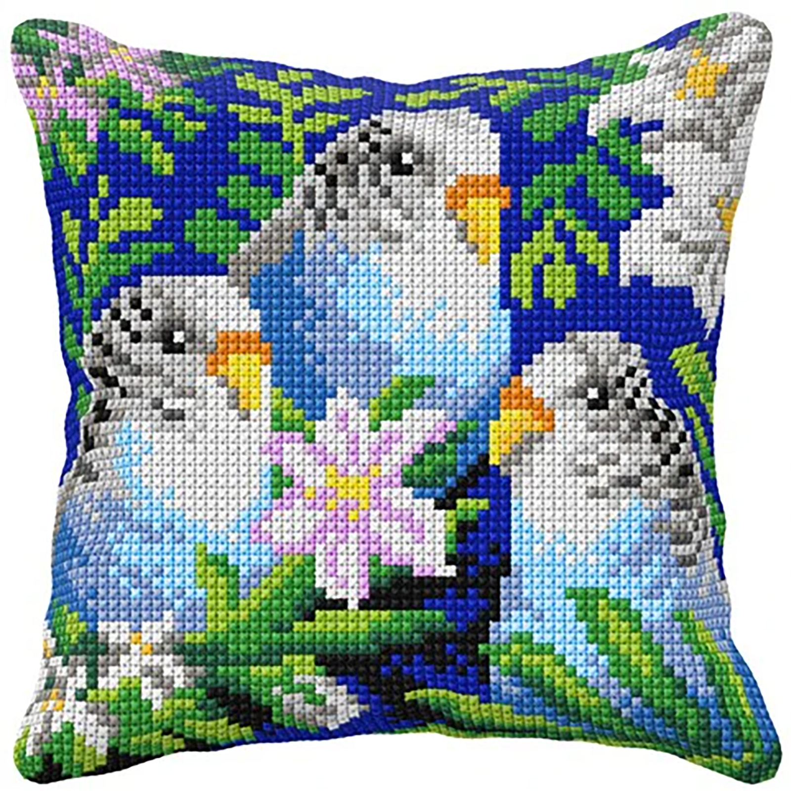 Orchidea 99094 Parkietjes met bloemen 40 x 40 cm - STUK