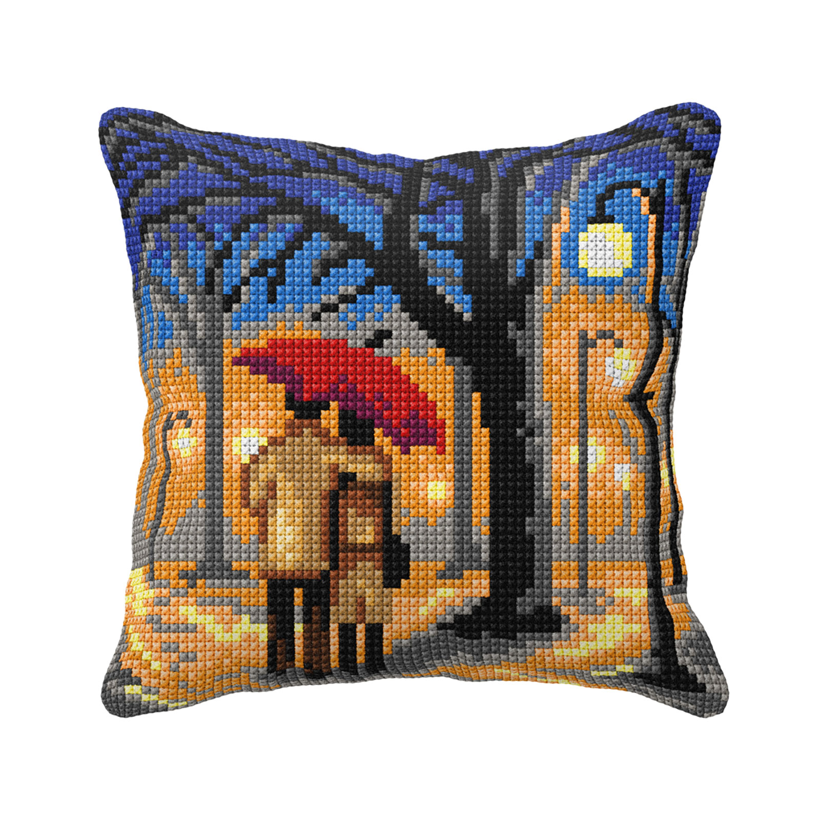 Orchidea 99100 Voorbedrukt kruissteek kussenpakket Avondwandeling - STUK