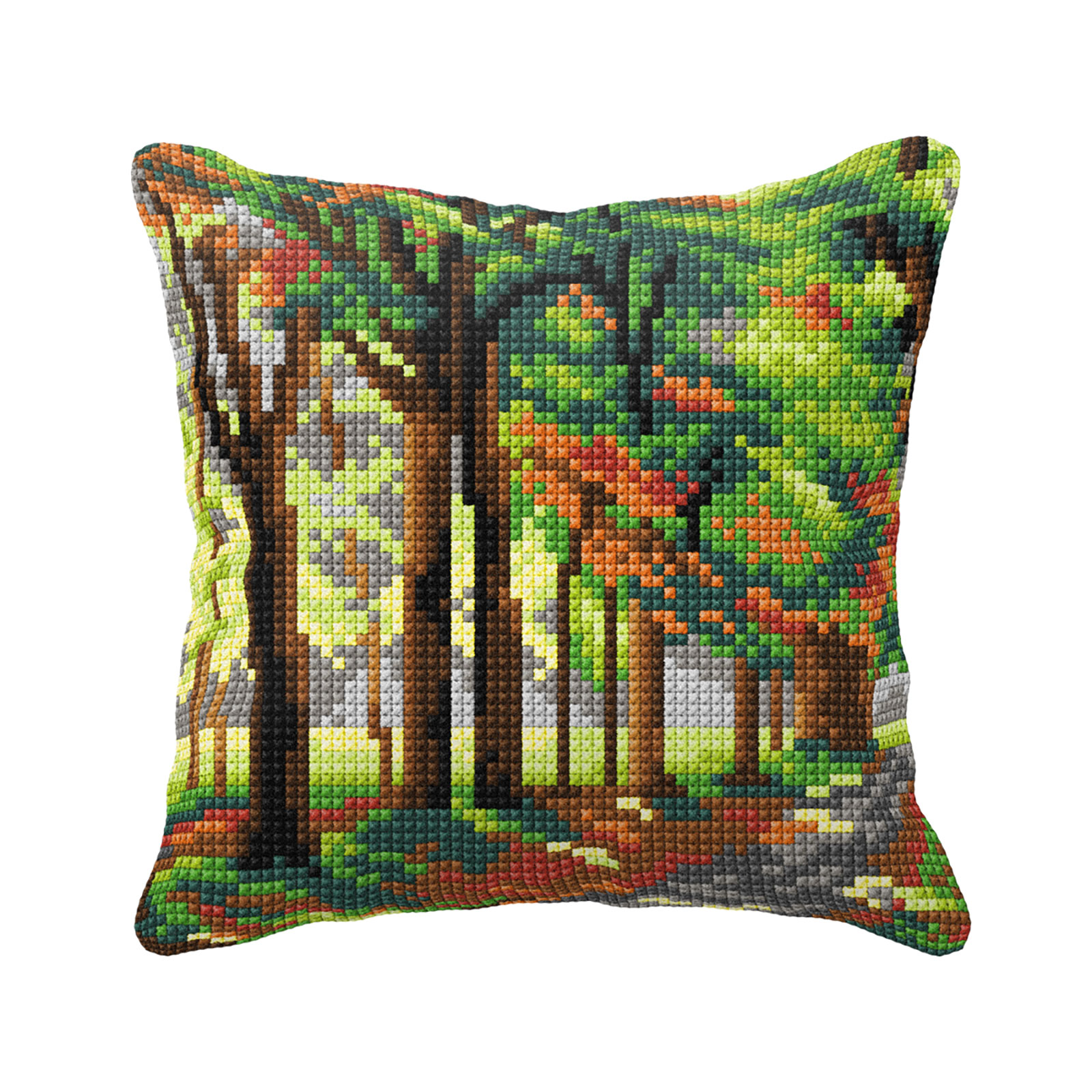 Orchidea 99101 Voorbedrukt kruissteek kussenpakket Bos - STUK