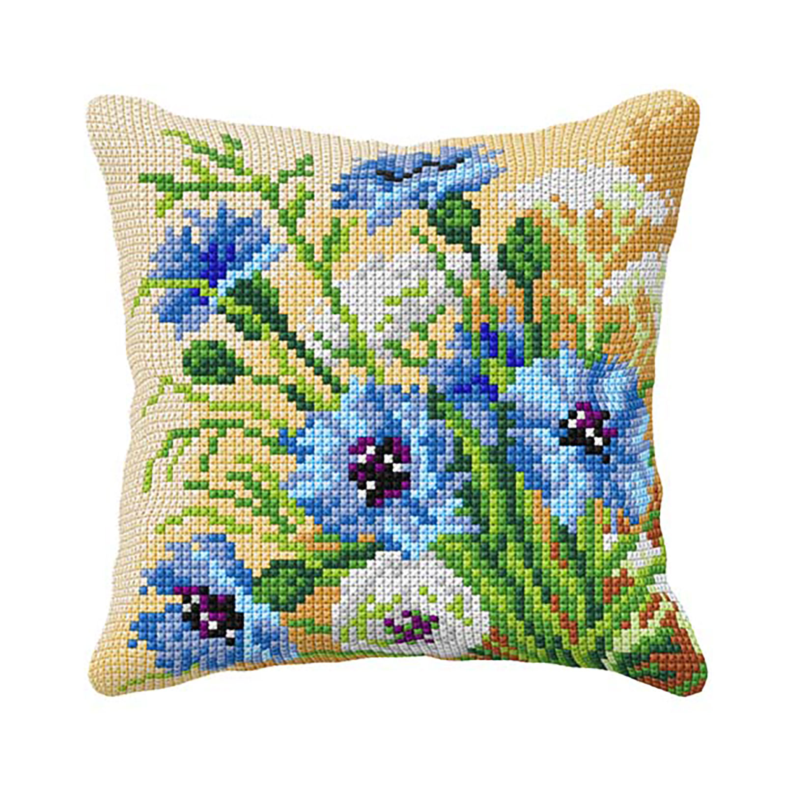 Orchidea 99118 Voorbedrukt kruissteek kussenpakket Korenbloemen 40x40cm - STUK
