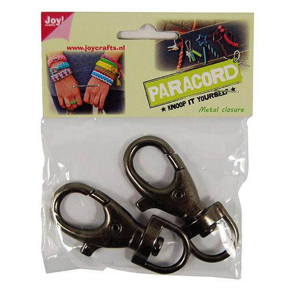 Paracord  016.7100.0110 Muscetonhaken metaal, 2 stuks - Kaart