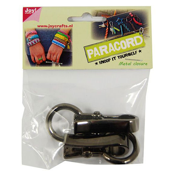 Paracord  016.7100.0112 Clips metaal, 2 stuks - Kaart