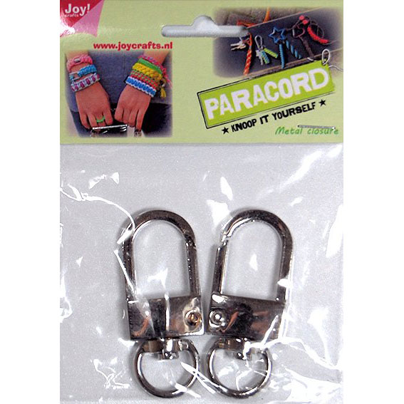 Paracord  016.7100.0113 Muscetonhaken metaal, 2 stuks - Kaart