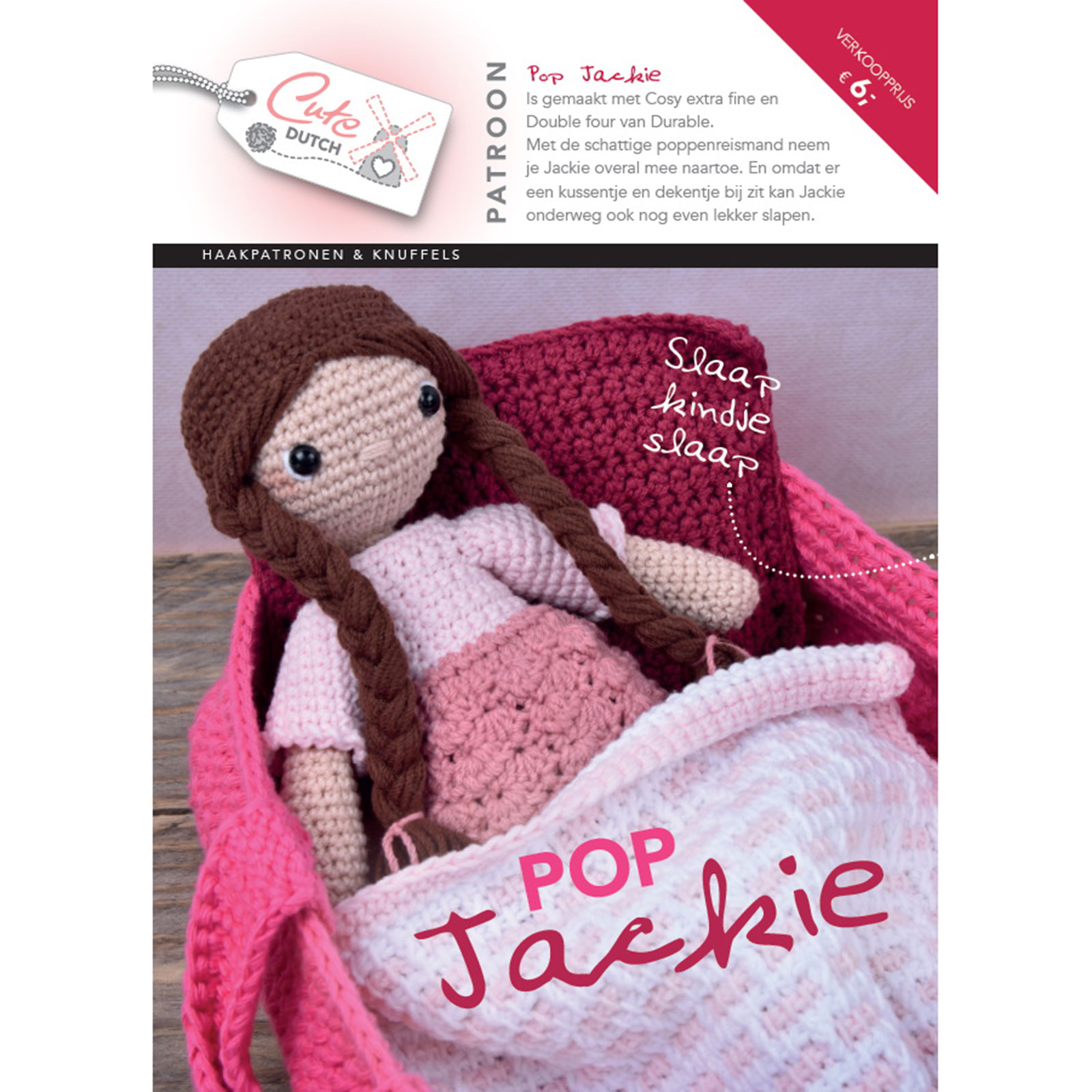 Patroonboekje Pop Jackie. ISBN 9789083153858 - STUK