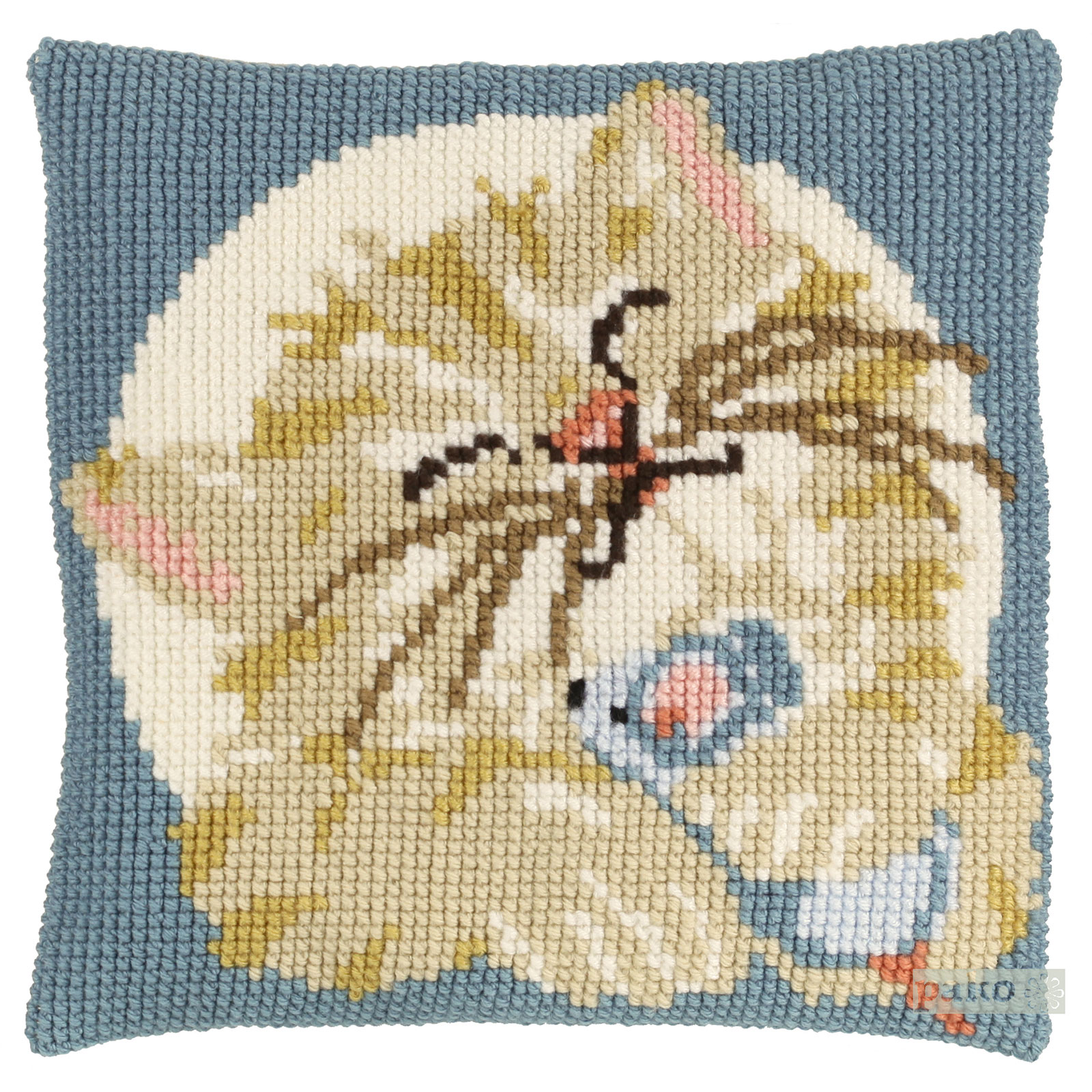 Pako 076.003297 Kussenpakket Poesje met muis 40x40cm - STUK