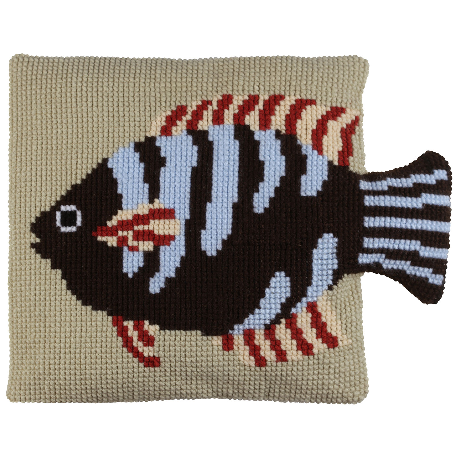 Pako 006801 Borduur kussenpakket Vis 40x49cm - STUK