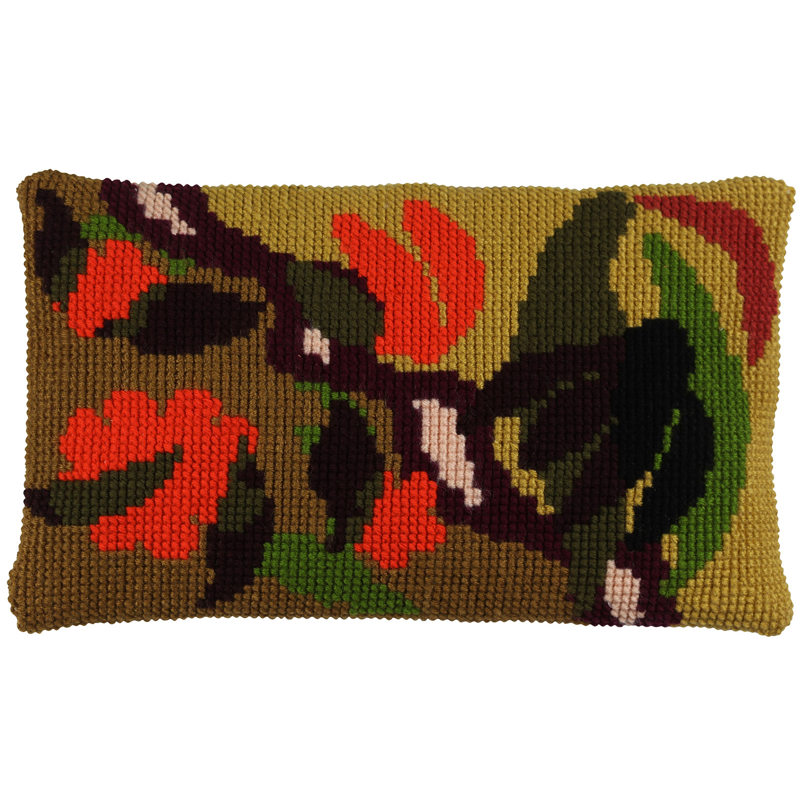 Pako 006851 Borduur kussenpakket Bloem 29x49cm - STUK