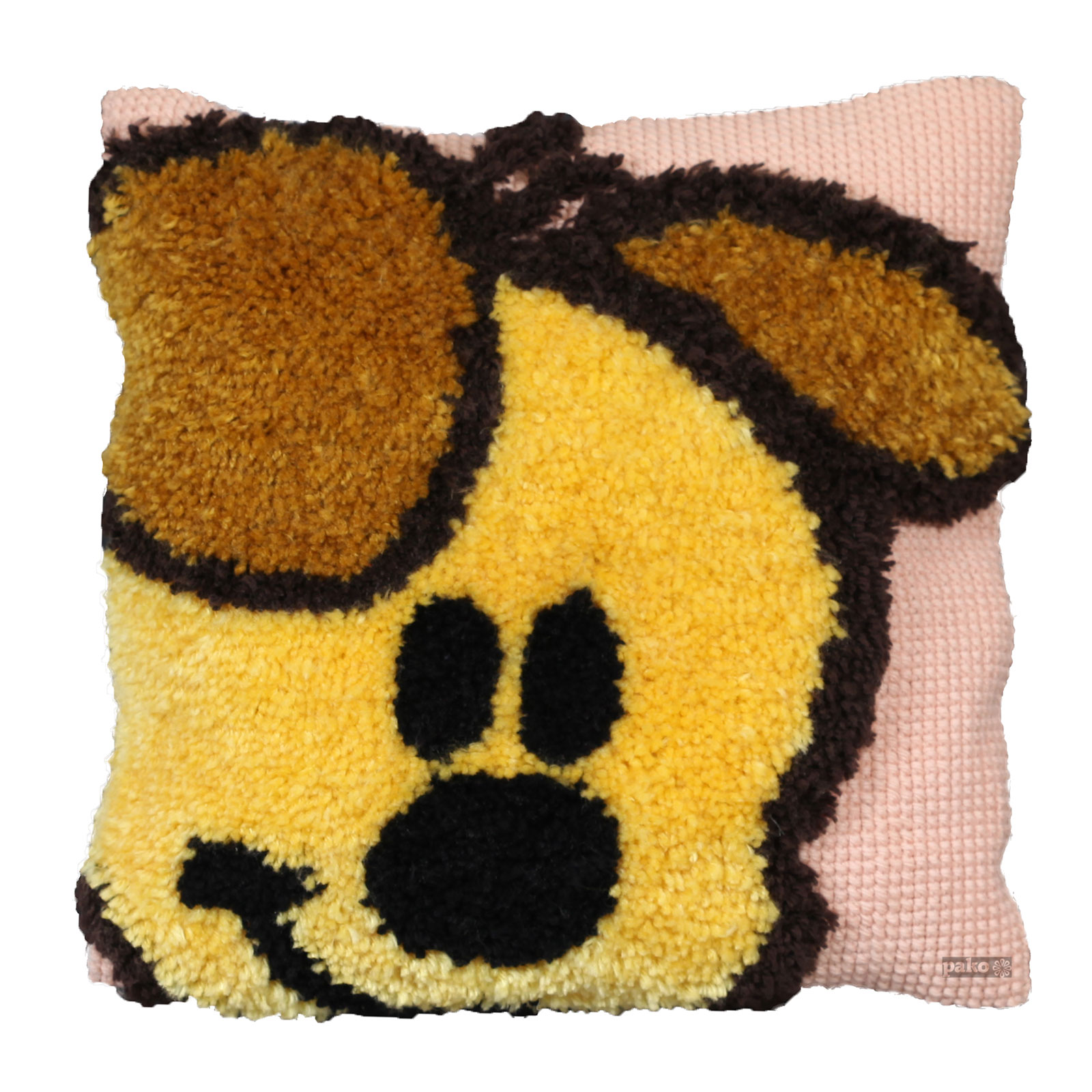 Pako 012.031 Voorbedrukt knoop / kruissteek kussenpakket Pip 40 x 40 cm - PAKKET