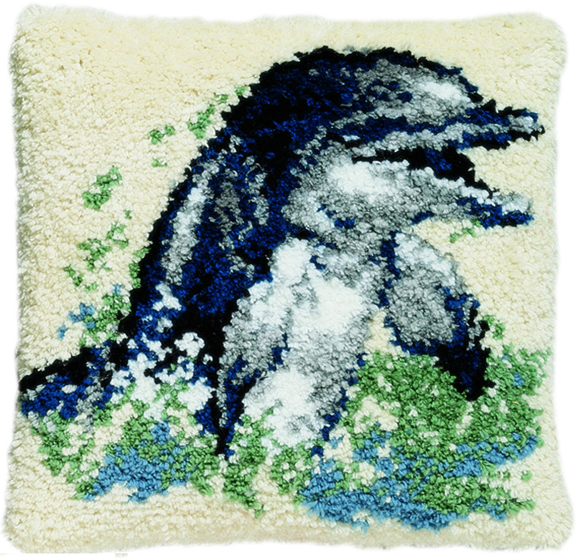 Pako 013.304 Voorbedrukt knoopkussenpakket Dolfijn 40 x 40 cm - STUK