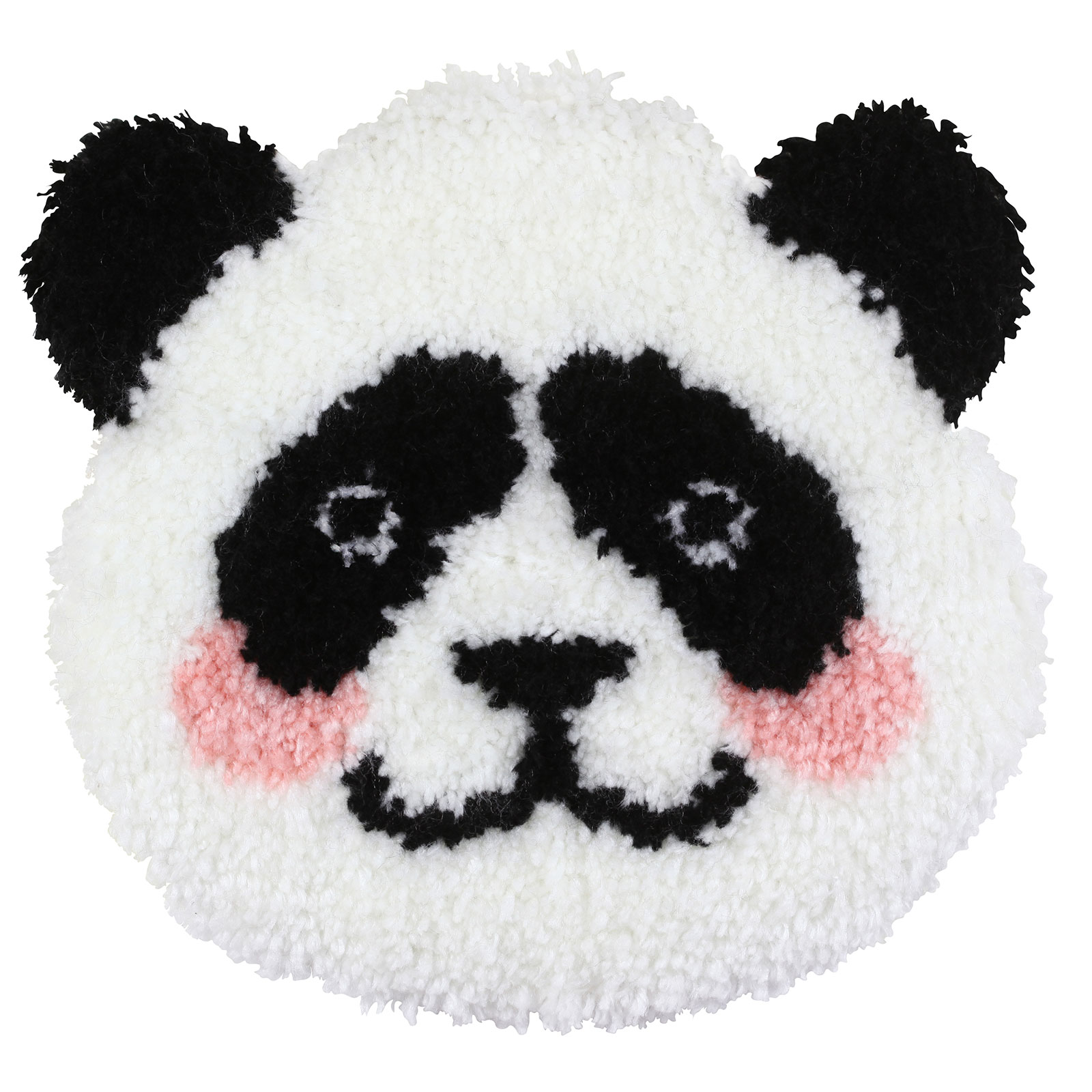 Pako 014705 Latch hook kussenpakket Panda 32x30cm - STUK