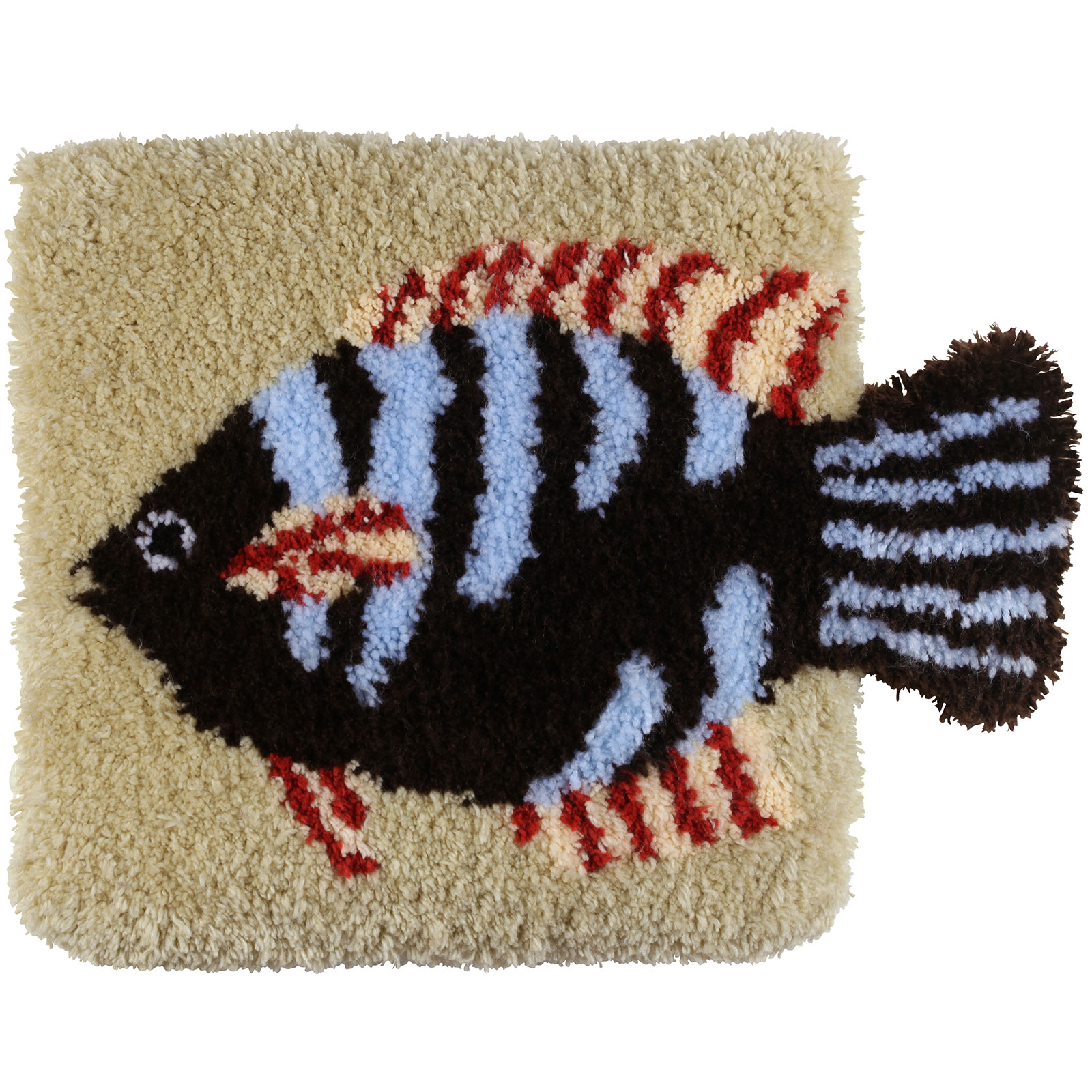 Pako 016601 Latch hook kussenpakket Vis 40x50cm - STUK