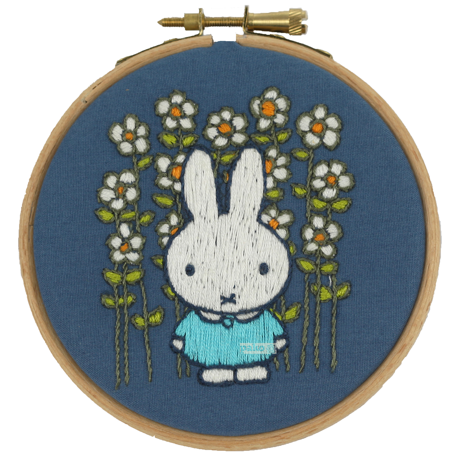 Pako 076.196002 Nijntje in een bloemenveld 10cm rond - STUK