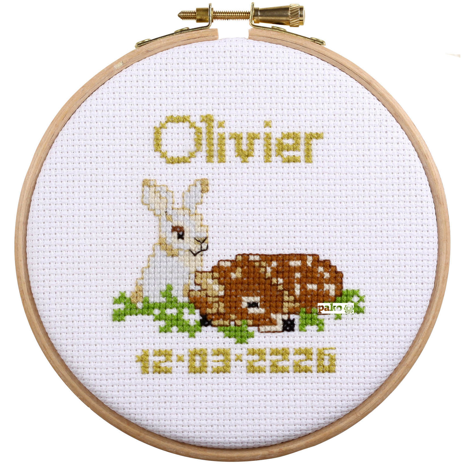 Pako 208908 Telpakket Geboortetegel 12,5cm rond - STUK