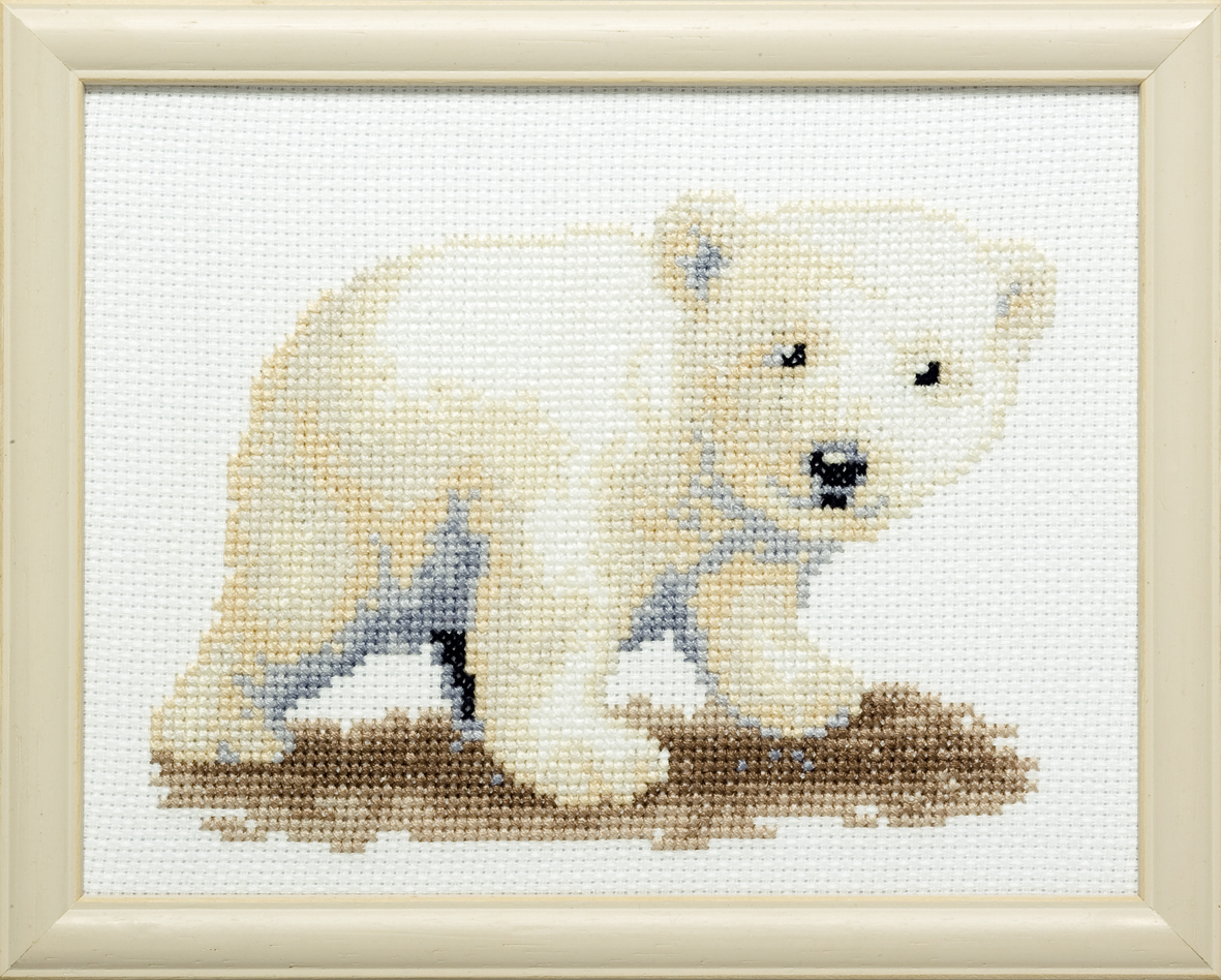 Pako 210.885 Borduurpakket telpatroon aïda Knut 13x17cm - STUK