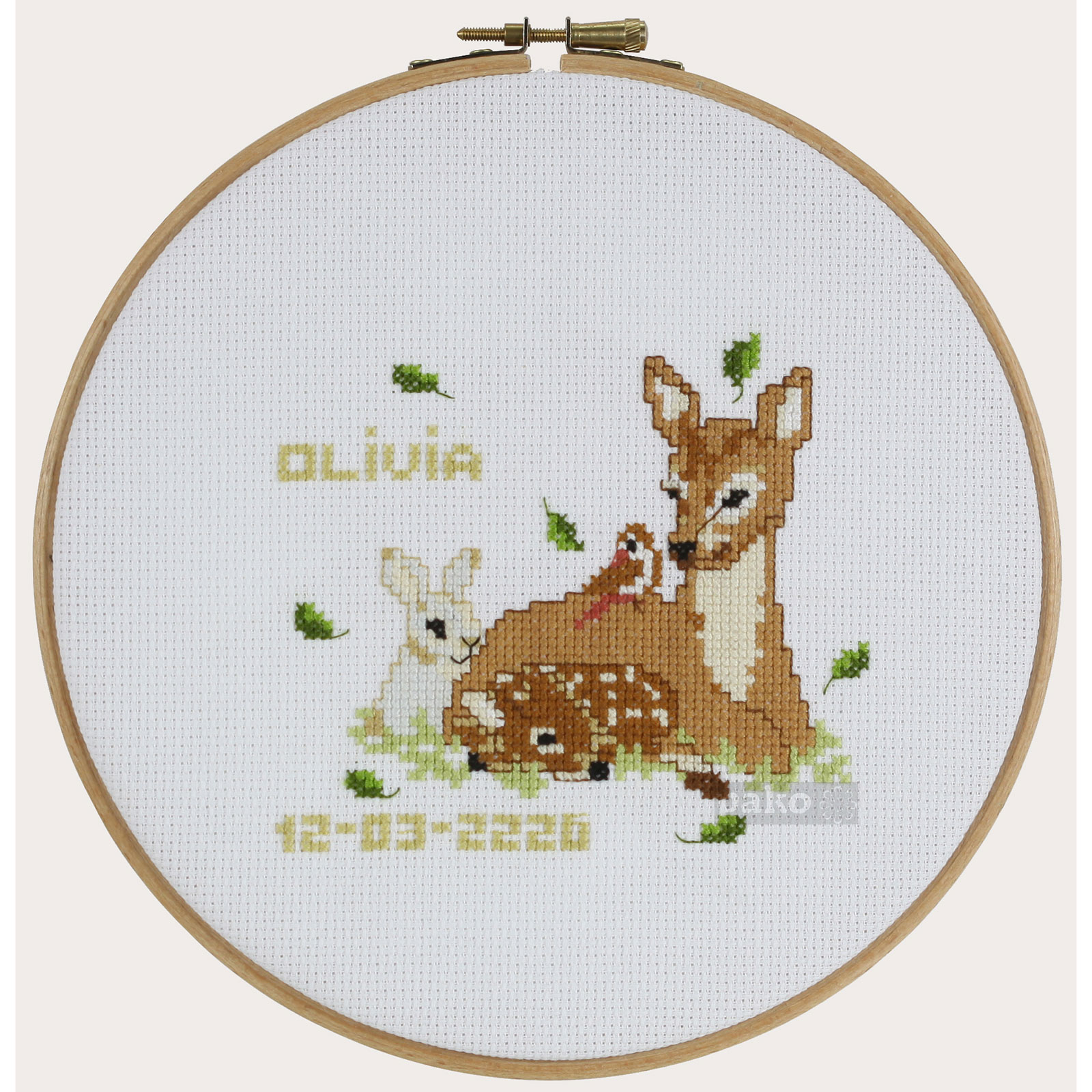 Pako 076.212366 Telpakket Geboorte 20cm rond - STUK