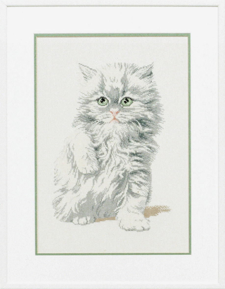 Pako 235.235 Borduurpakket telpatroon Jobelan Poesje 38 x 50 cm - STUK