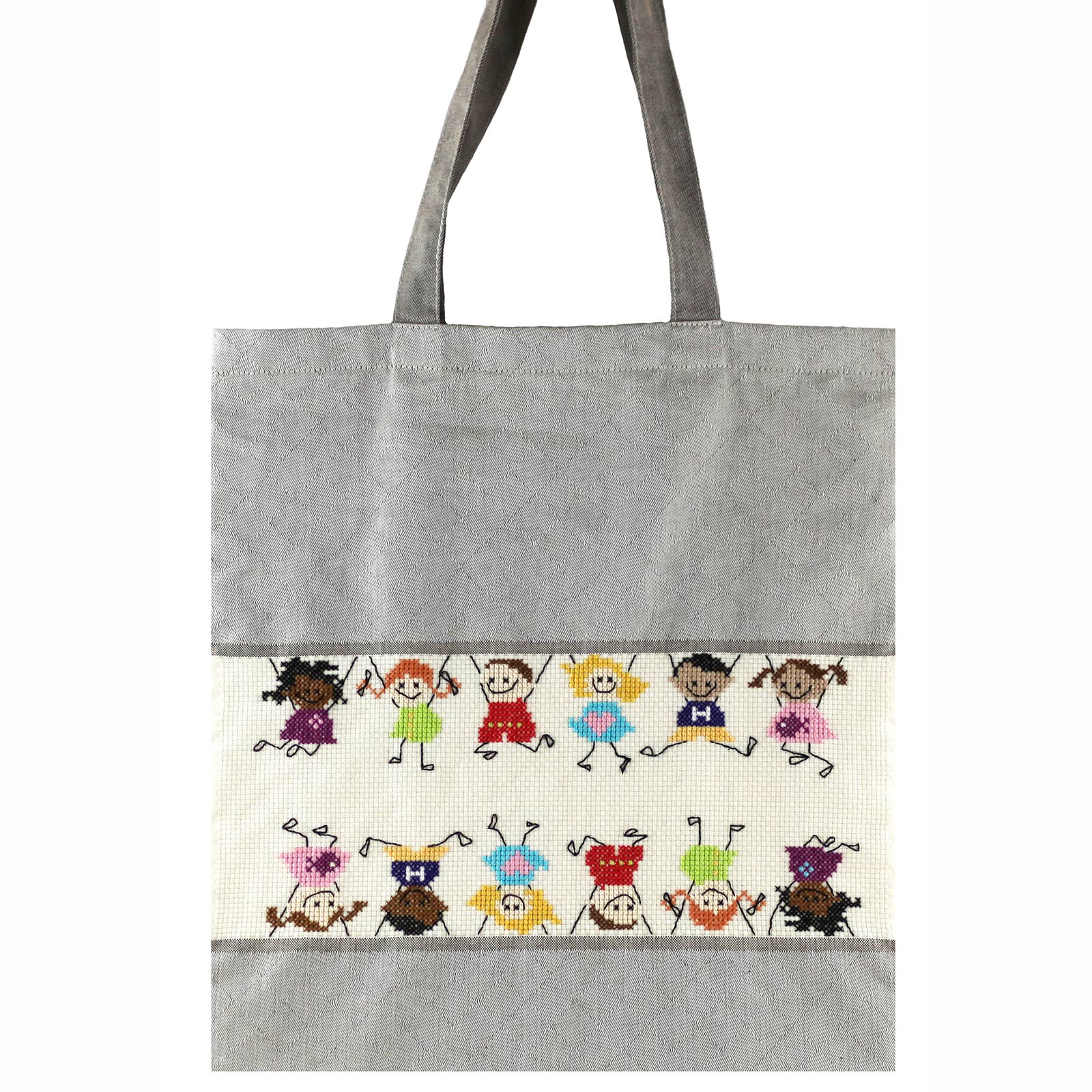 Pako 250.360 Borduurpakket telpatroon aïda Tas Kinderen 36 x 41 cm - PAKKET