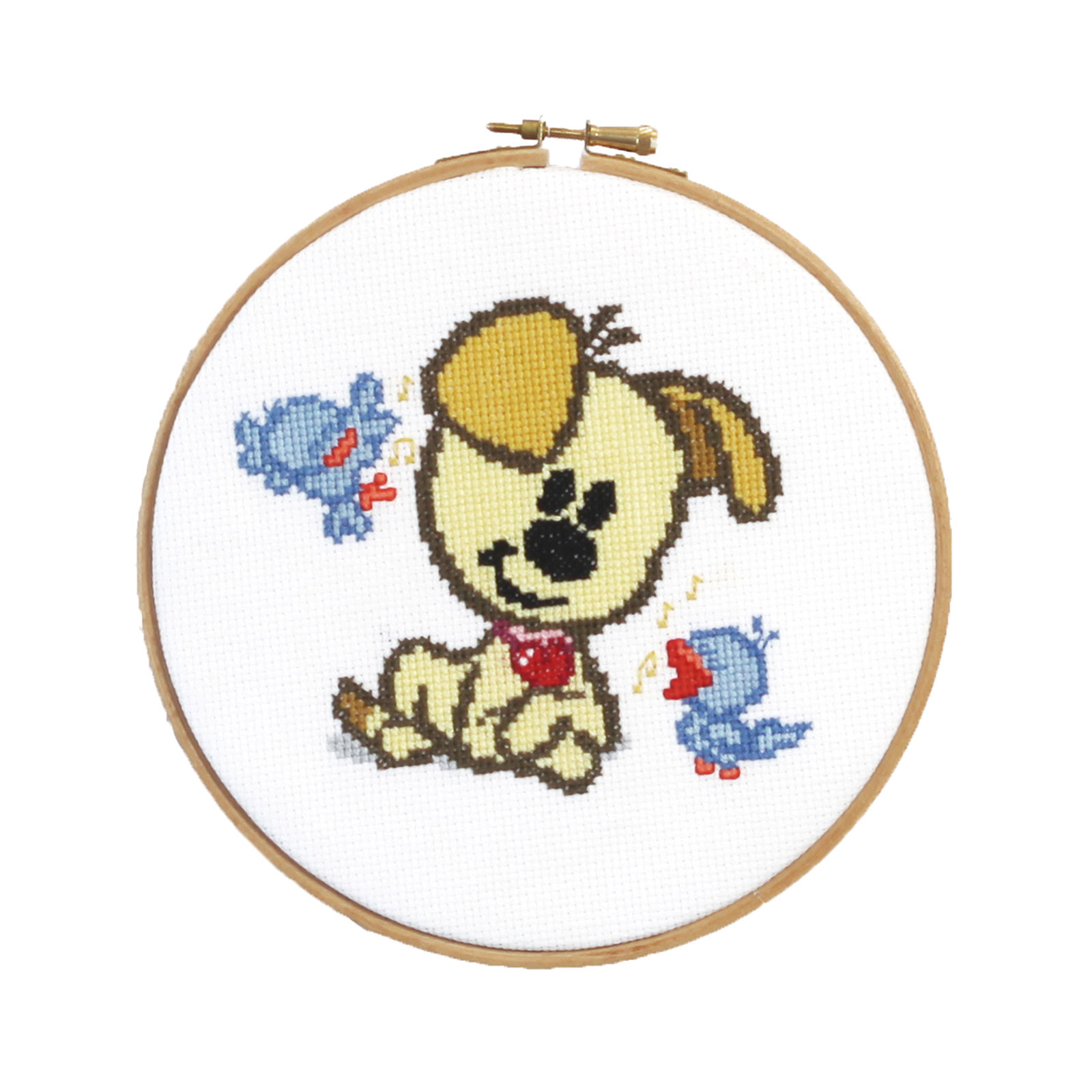 Pako 271.050 Borduurpakket telpatroon aïda Pip 17 cm rond - PAKKET